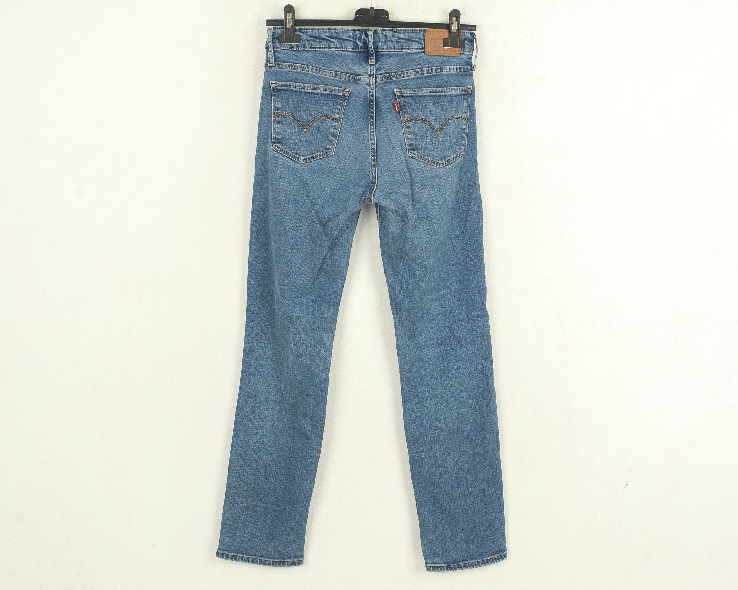 Levi's STRAUSS BIG E 712 Slim Women W27 L30 Jeans Trousers Slim Mid Size 27" / US 4 / IT 40 - 3 Thumbnail