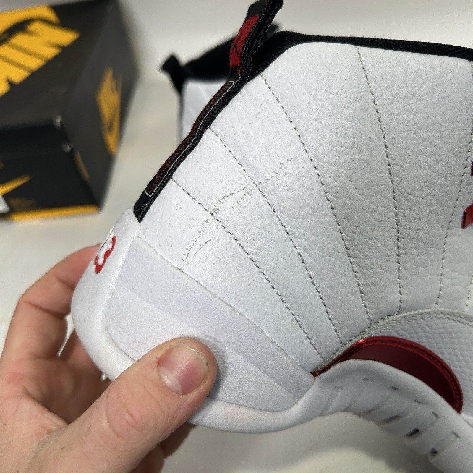 Nike Nike Air Jordan 12 Retro “Twist/White Cherry Red” CT8014-106 Size US 11 / EU 44 - 9 Thumbnail