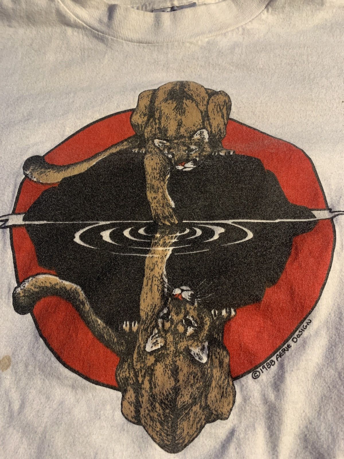 Vintage 1988 Aerie design mountain lion shirt Size US S / EU 44-46 / 1 - 4 Thumbnail