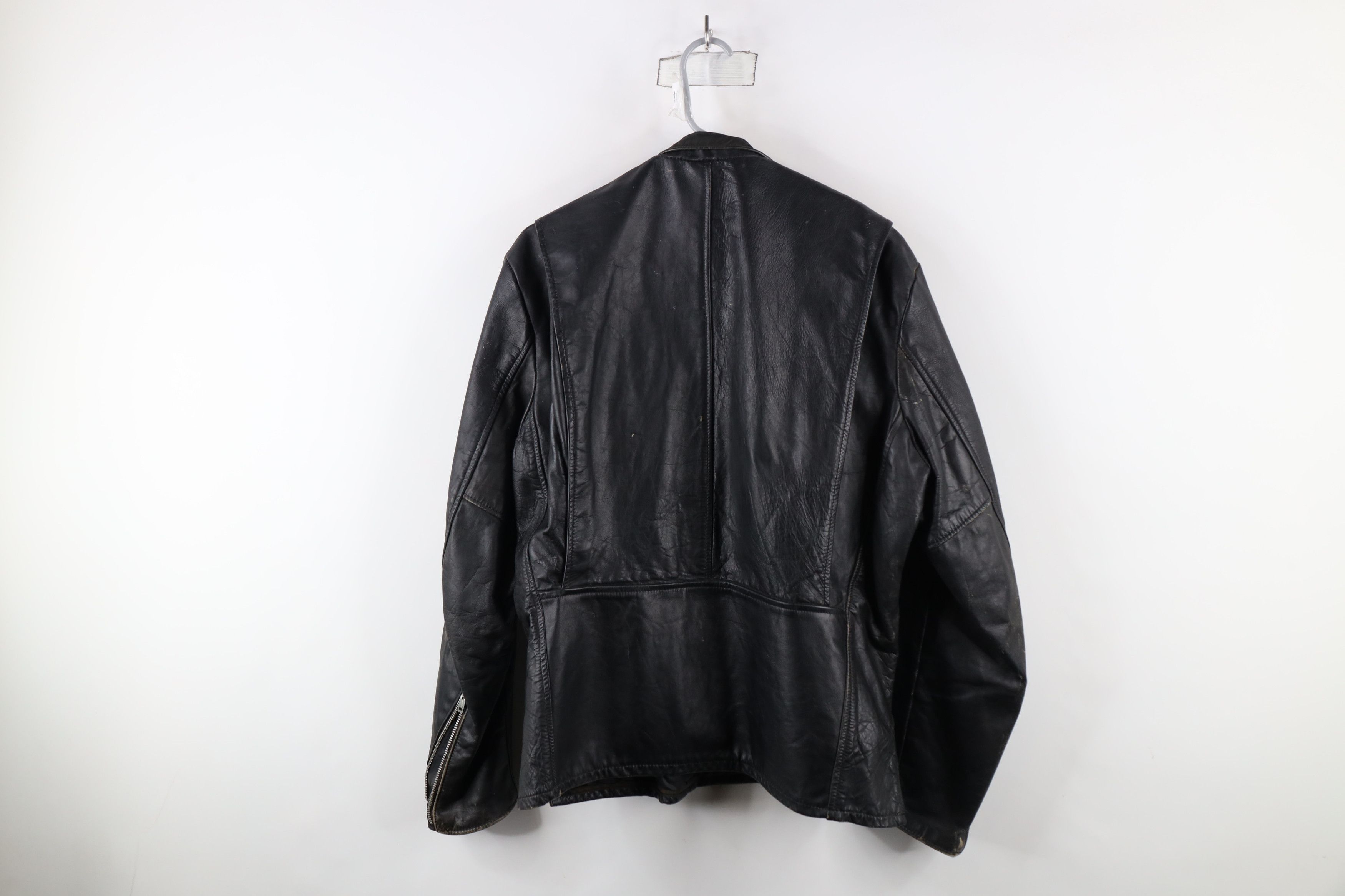 Vintage Vintage 60s 70s Streetwear Chain Zipper Cafe Jacket USA Size US L / EU 52-54 / 3 - 14 Thumbnail