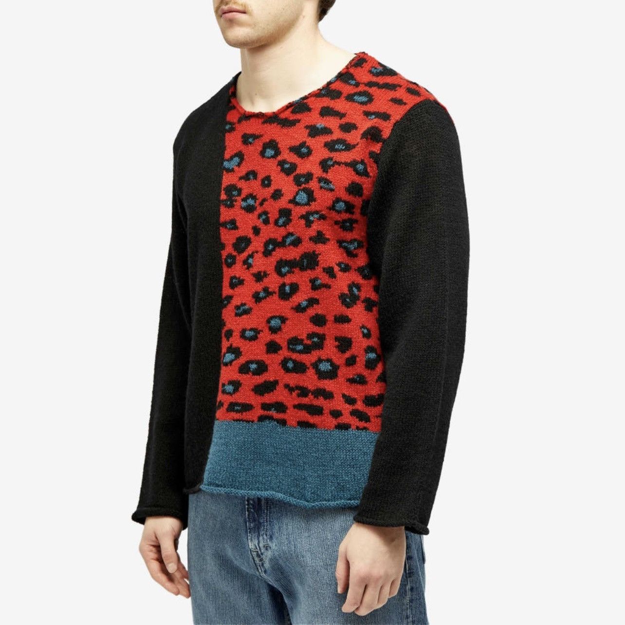 Undercover NWT Undercover Paneled Leopard Crew Knit Size US L / EU 52-54 / 3 - 2 Thumbnail