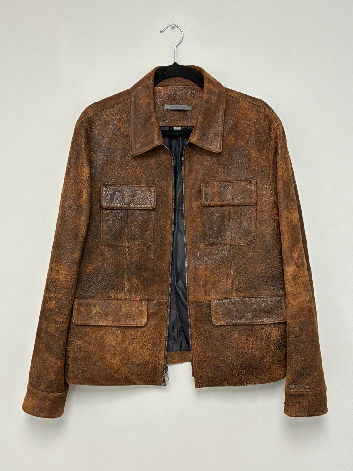 John Varvatos Distressed jacket EU 48 USA 38 Size US M / EU 48-50 / 2 - 2 Thumbnail