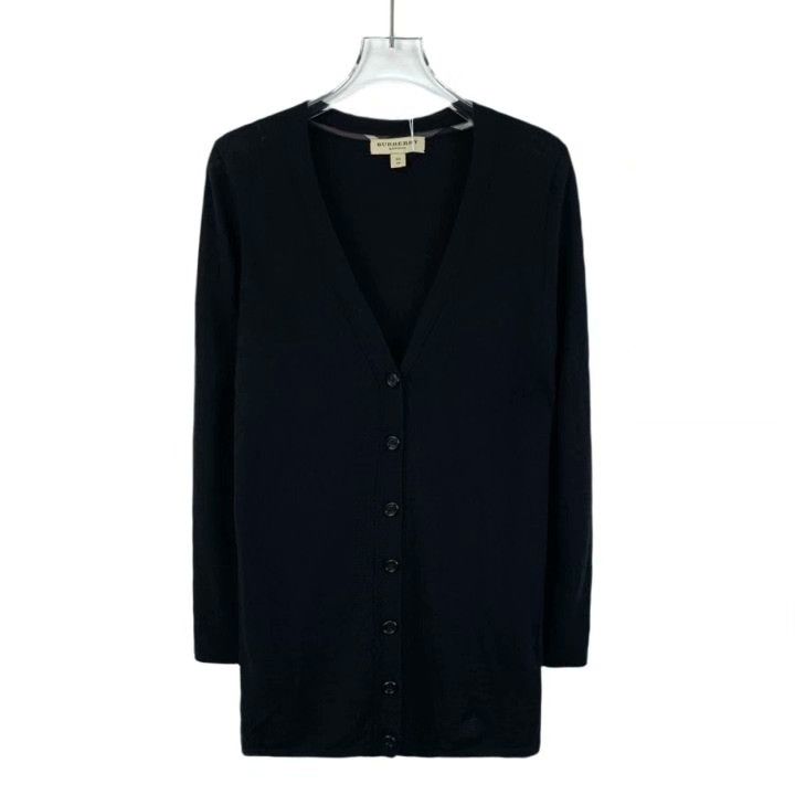 Burberry Burberry Black V-neck Knit Cardigan Size XS / US 0-2 / IT 36-38 - 1 Thumbnail