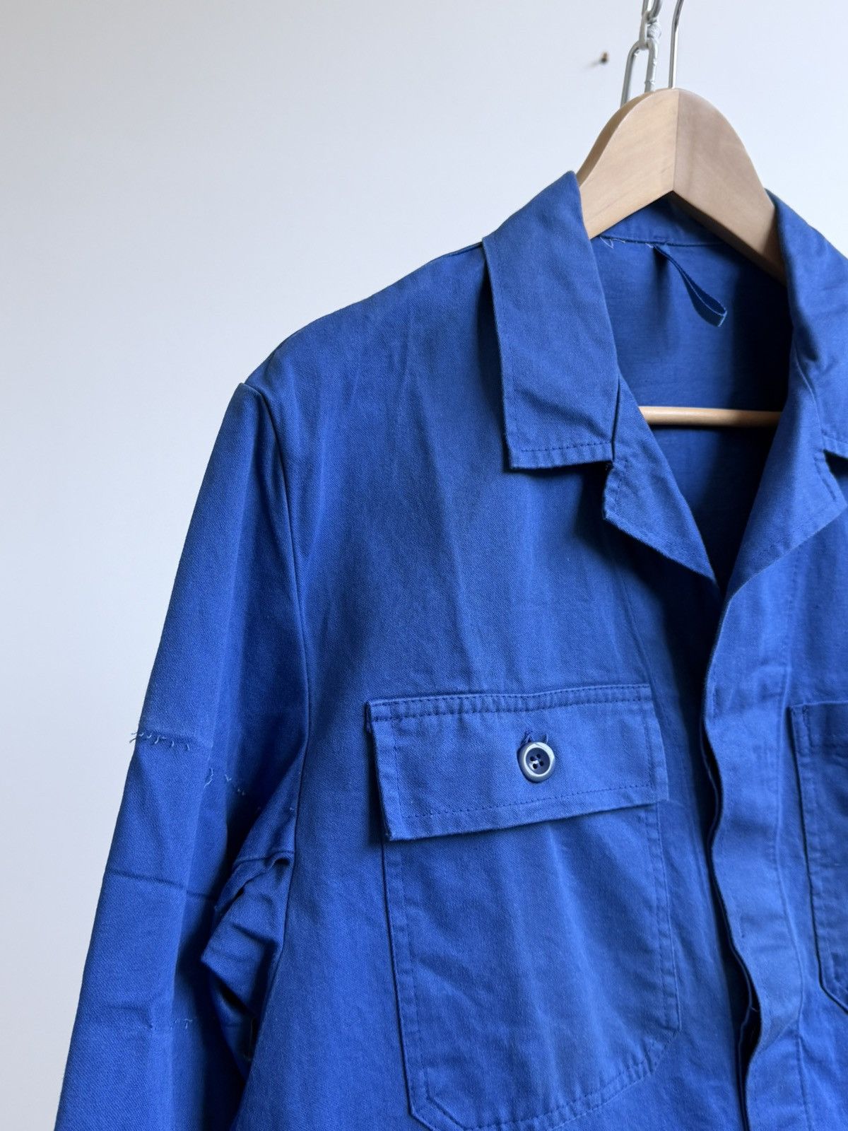 Le Laboureur Vintage 80s French Chore Work Jacket Size US L / EU 52-54 / 3 - 2 Thumbnail