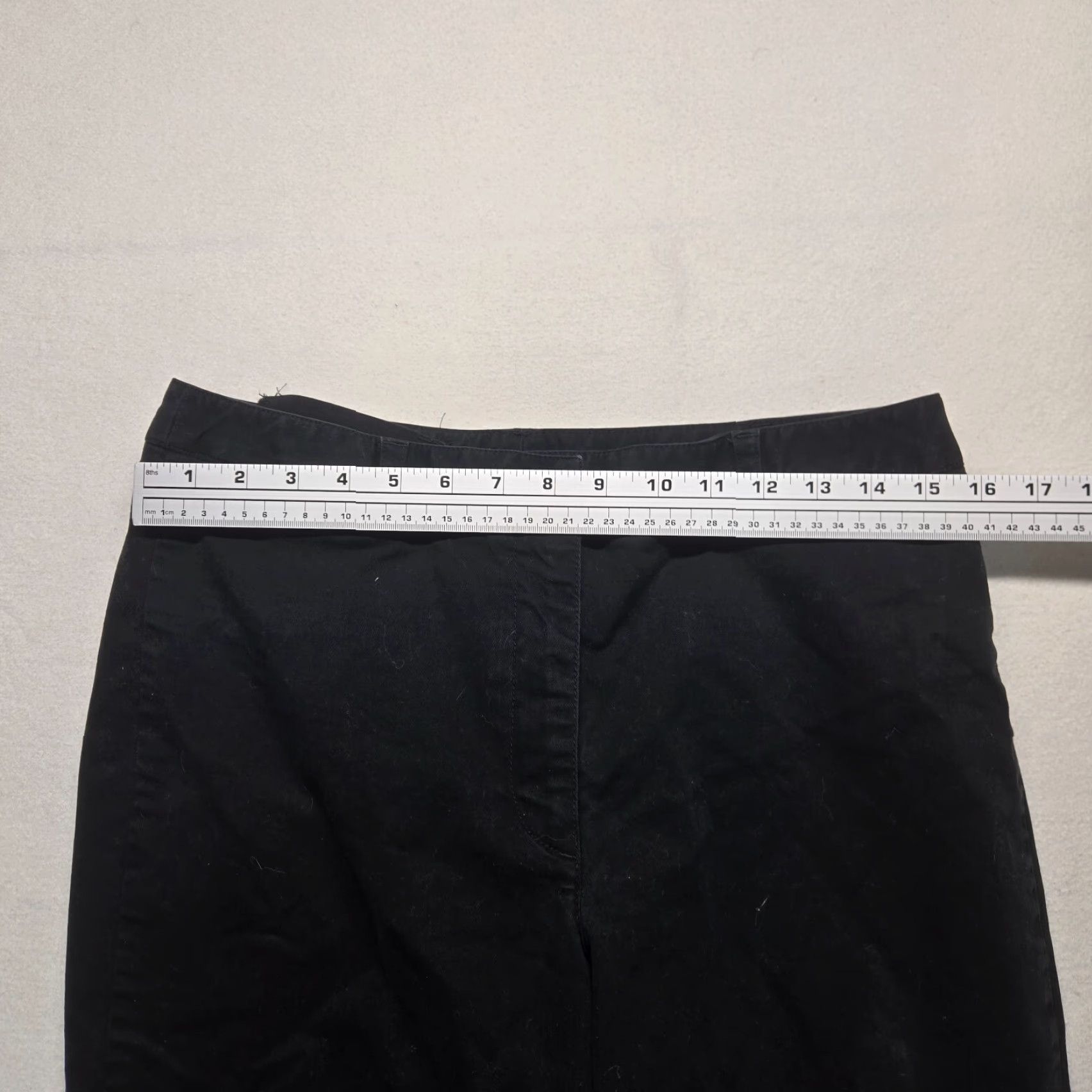 Liz Claiborne Liz Claiborne Pants Dress Black Solid Flat Front Straight Regular Size 12 Womens Size 34" / US 12 / IT 48 - 4 Thumbnail