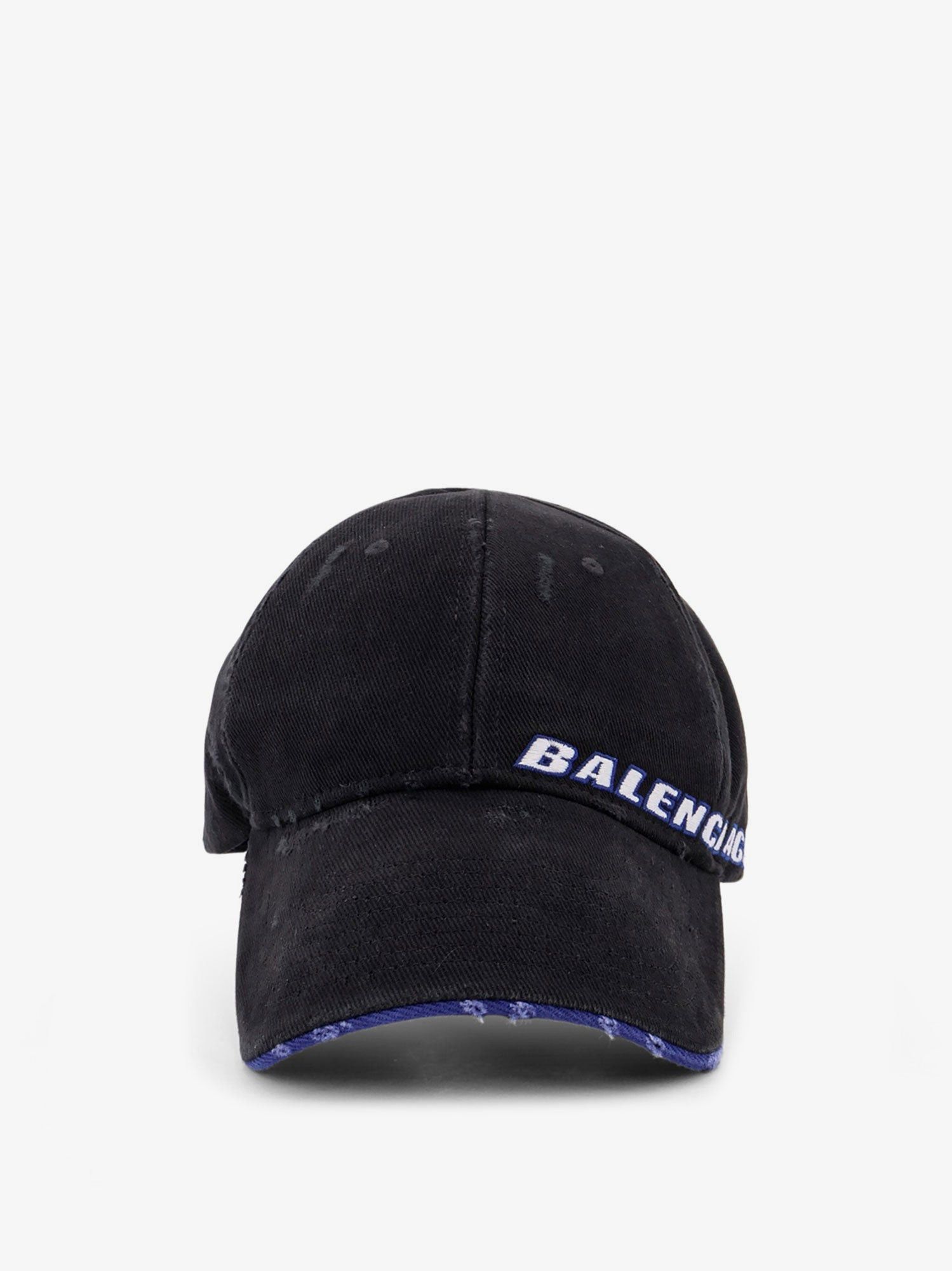 Balenciaga Cotton Baseball Hat With Distressed Effect Size ONE SIZE - 1 Thumbnail