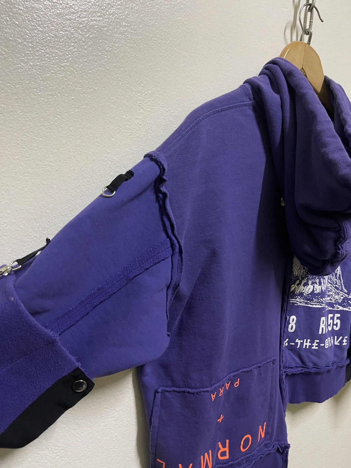 Diesel Diesel Asymmetrical Hybrid Hoodie Size M / US 6-8 / IT 42-44 - 7 Thumbnail