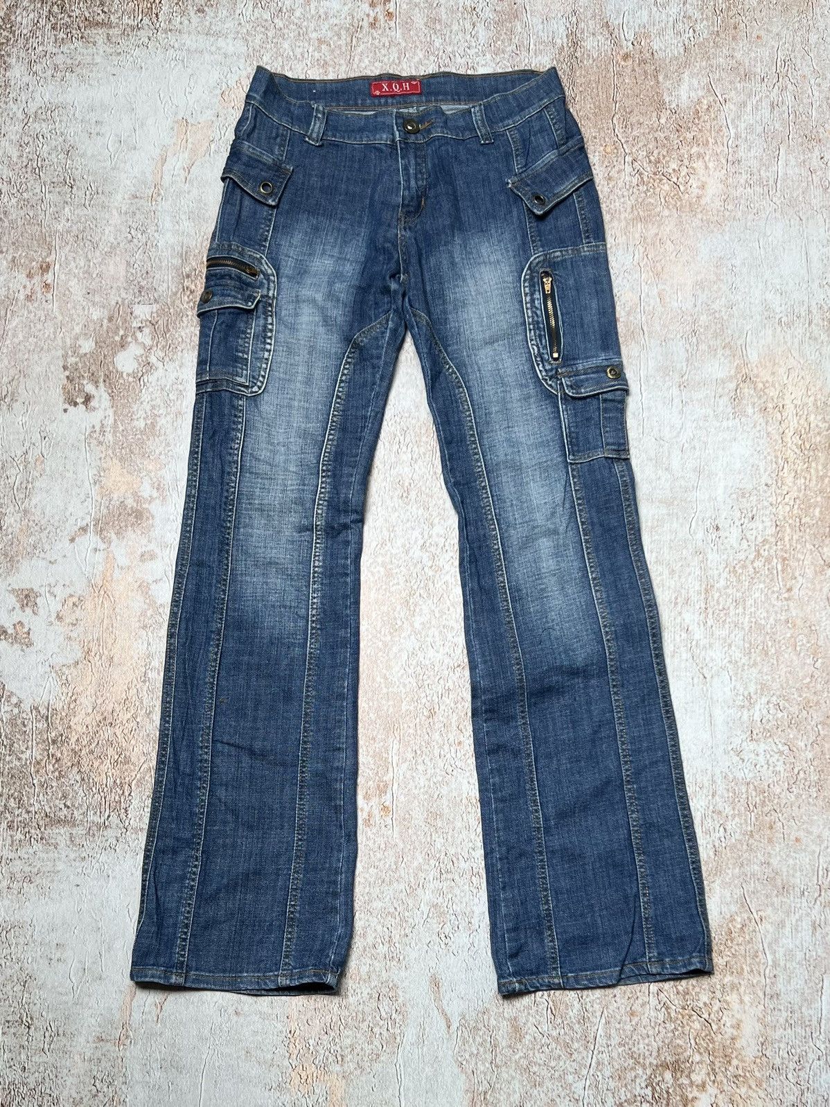 Vintage Vintage washed cargo jeans Size 28" / US 6 / IT 42 - 1 Thumbnail