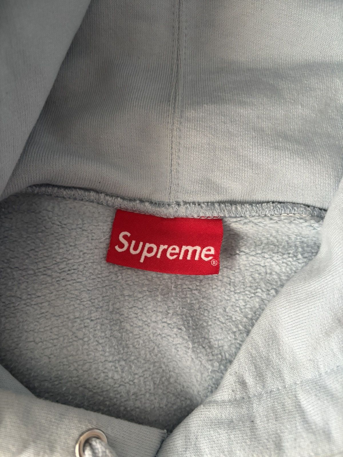 Supreme SS/21 Big Logo Hoodie, Light Blue Size US M / EU 48-50 / 2 - 7 Thumbnail