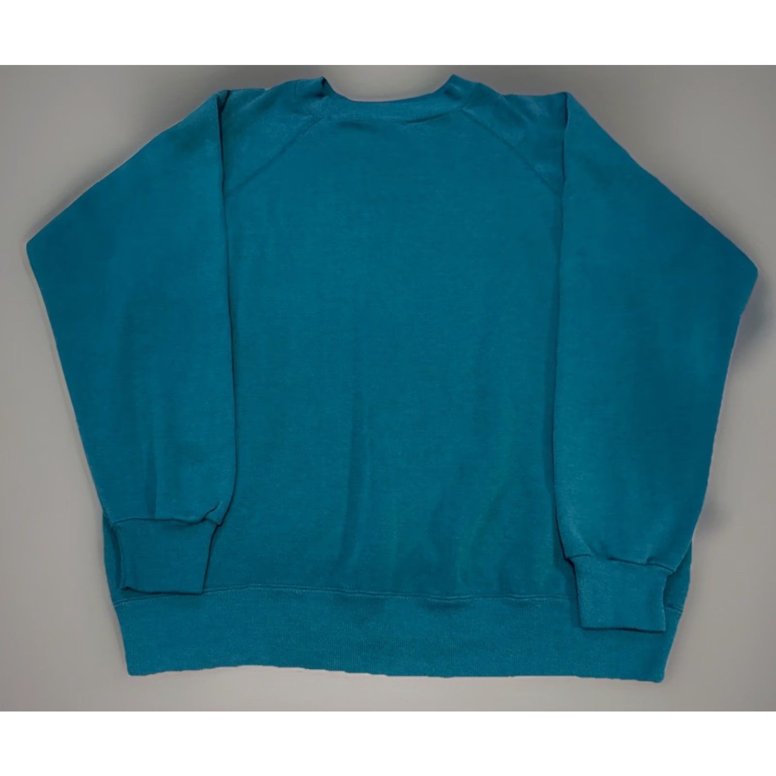 Hanes VINTAGE Hanes 80s Boston Massachusetts Tourist Crewneck Sweatshirt Teal Blue Large Unisex Adults L Pullover Sweatshirt Size US L / EU 52-54 / 3 - 2 Thumbnail