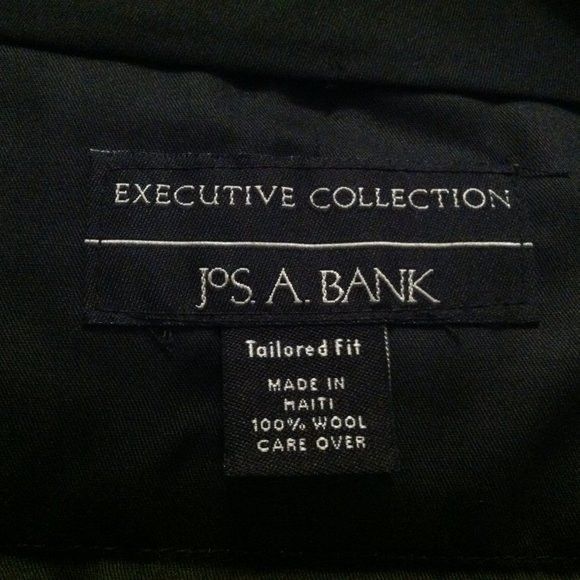Jos. A. Bank JOS.A.BANK MEN'S NEW 100%WOOL DRESS PANTS SIZE: 36/UNHEMMED Size 36R - 7 Thumbnail