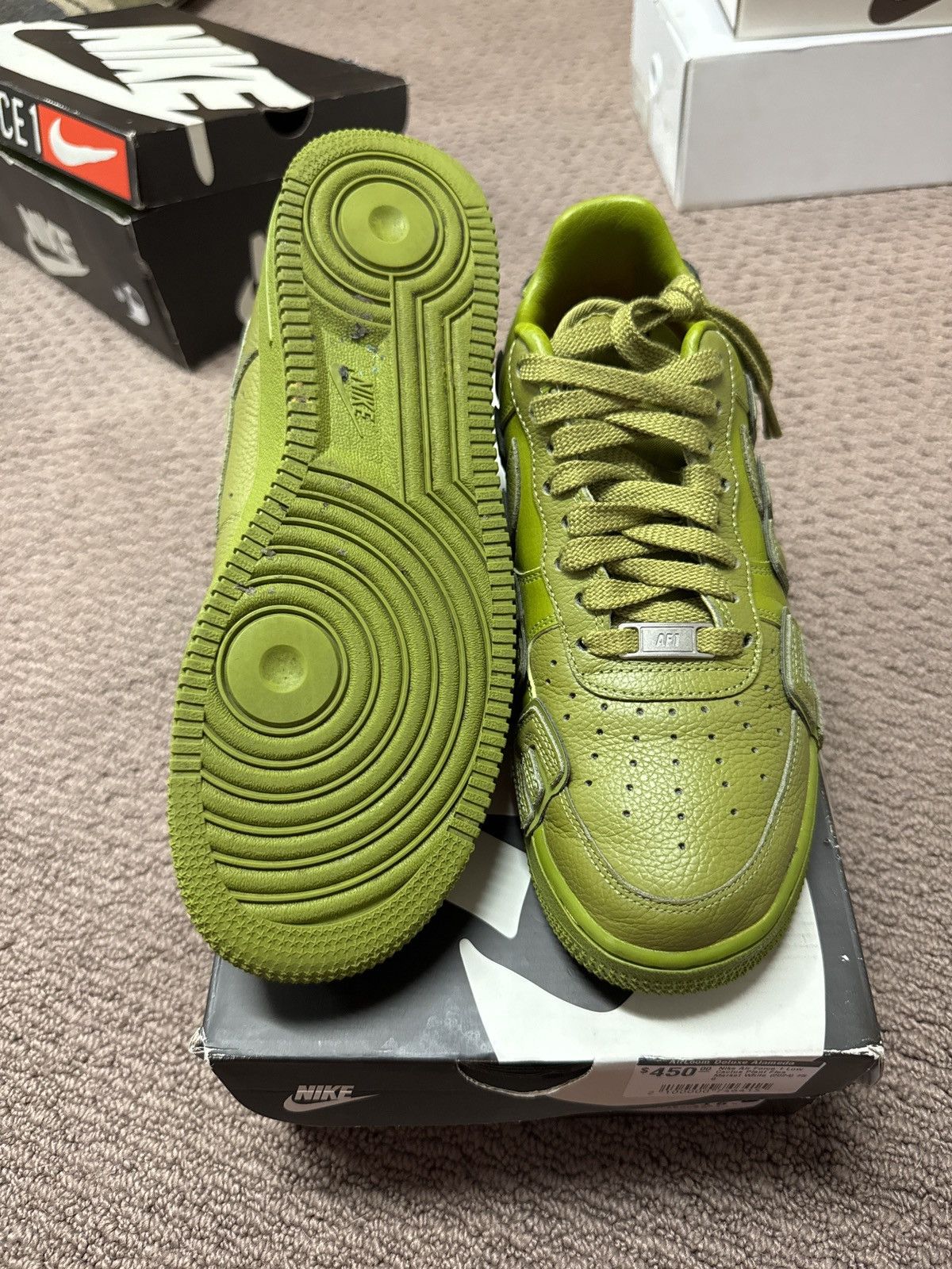 Cactus Plant Flea Market × Nike CPFM Air Force 1 Moss Size US 8 / EU 41 - 6 Thumbnail