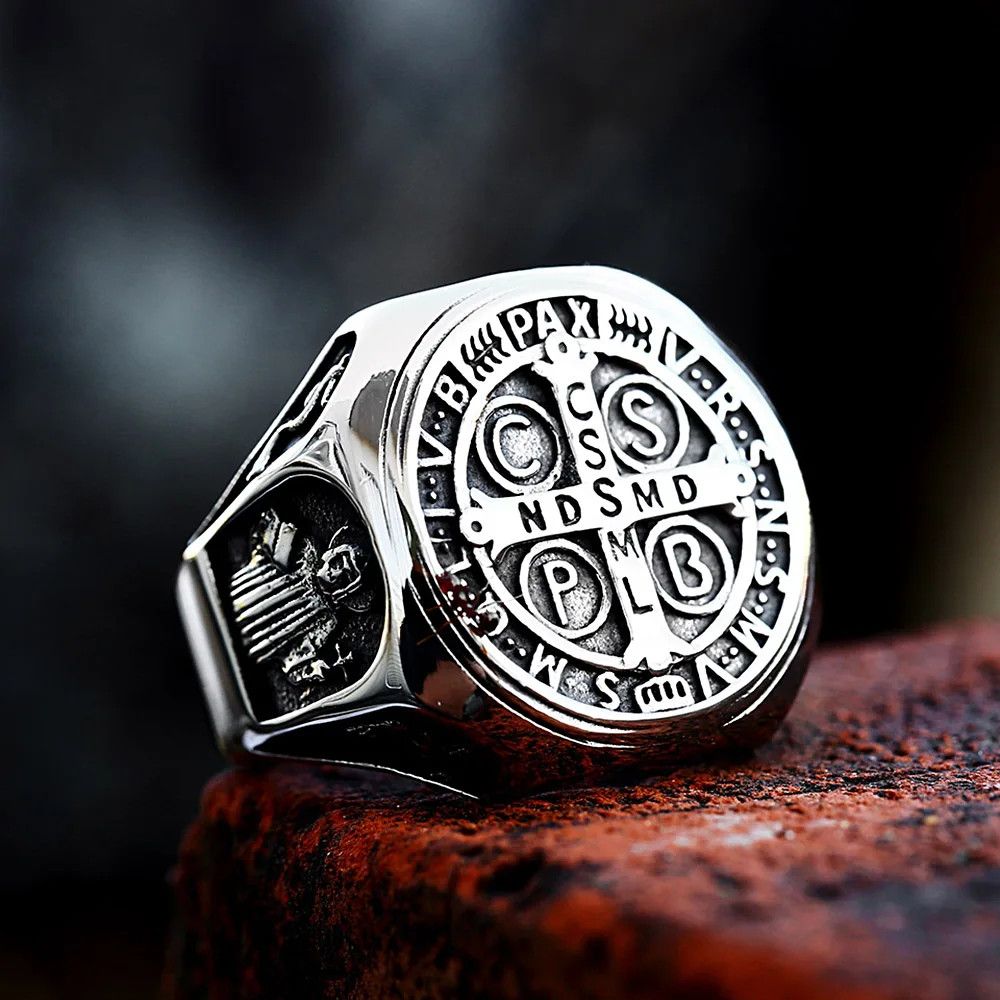 Japanese Brand × Jewelry × Vintage Christianity Jesus Exorcism Cross Ring Size ONE SIZE - 1 Thumbnail