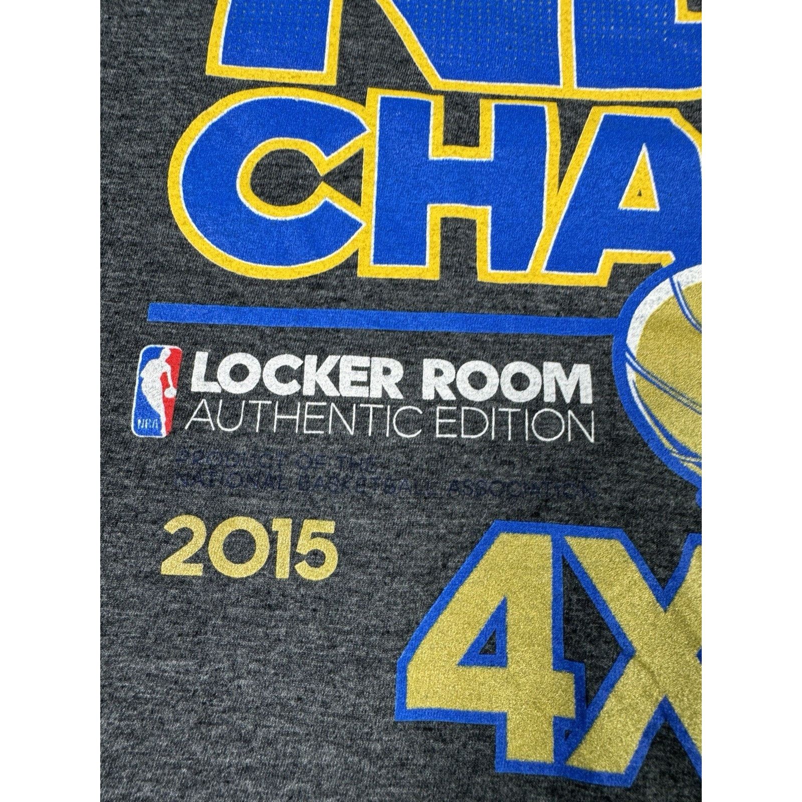 NBA 2015 GOLDEN STATE WARRIORS 4x NBA CHAMPS Locker Room Size US M / EU 48-50 / 2 - 12 Thumbnail