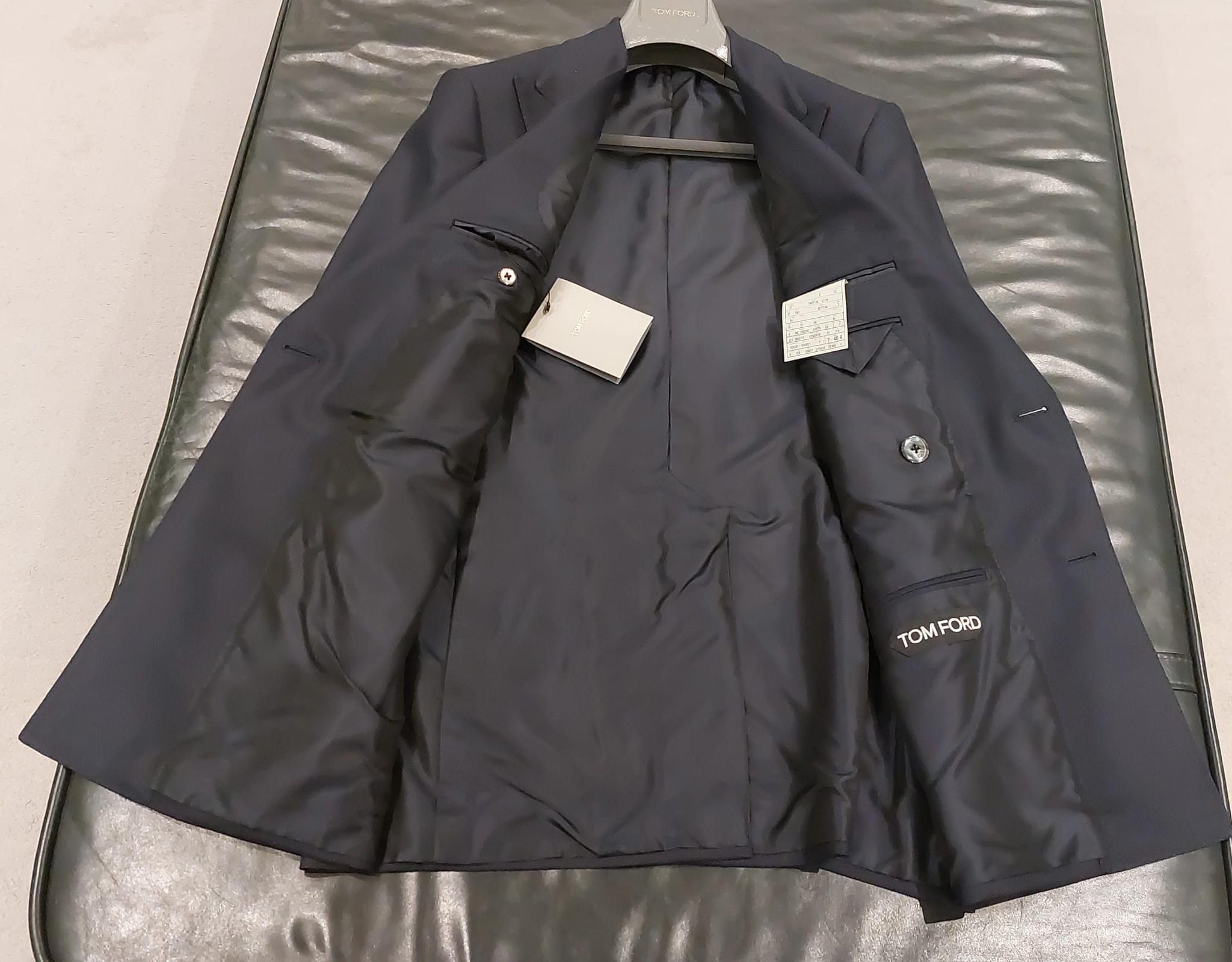 Tom Ford o1loc1c0724 Giacca Jacket in Dark Grey Size US S / EU 44-46 / 1 - 2 Thumbnail