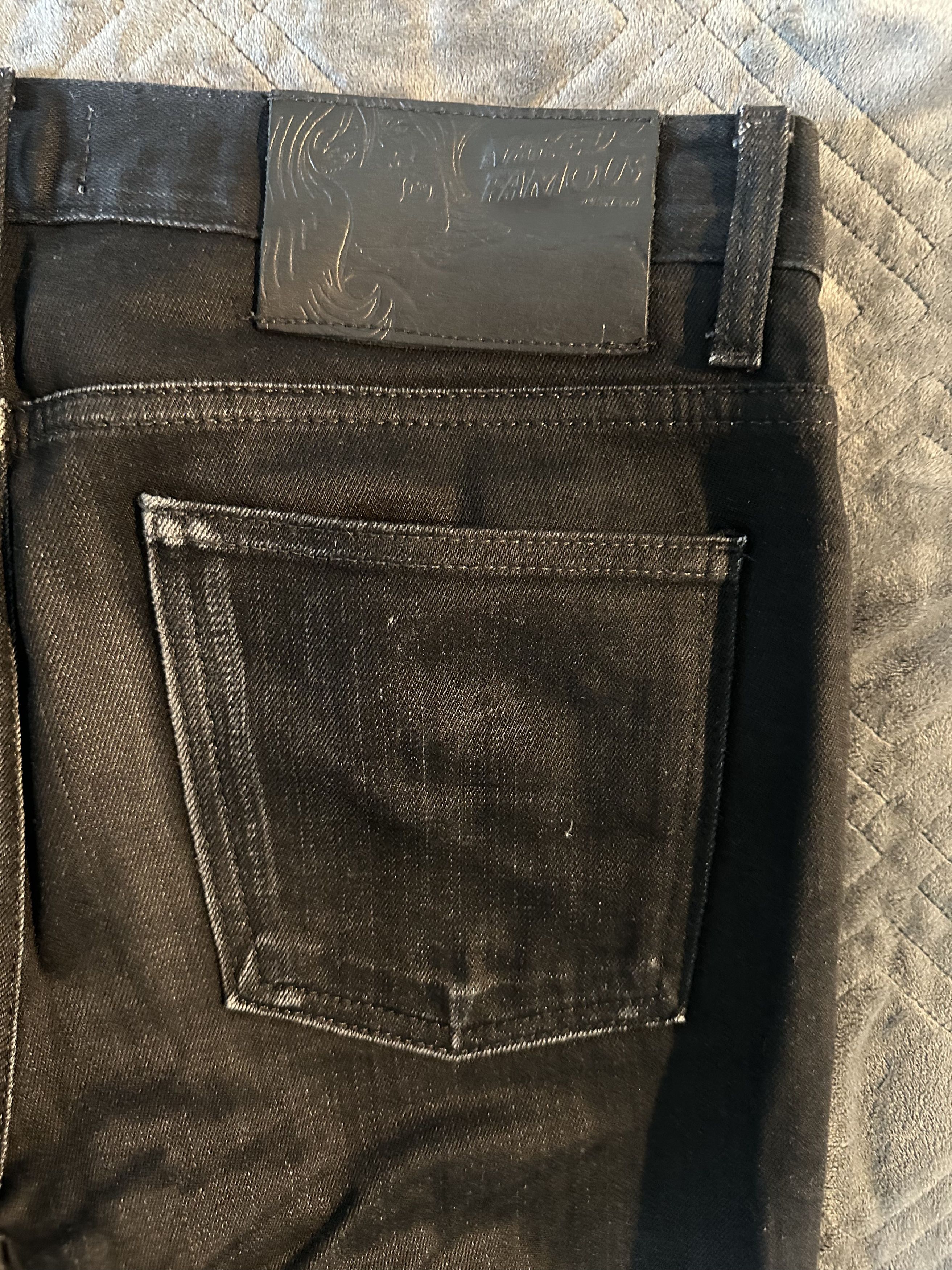 Naked & Famous Raw Cashmere Super Guy Denim Size US 31 - 5 Thumbnail
