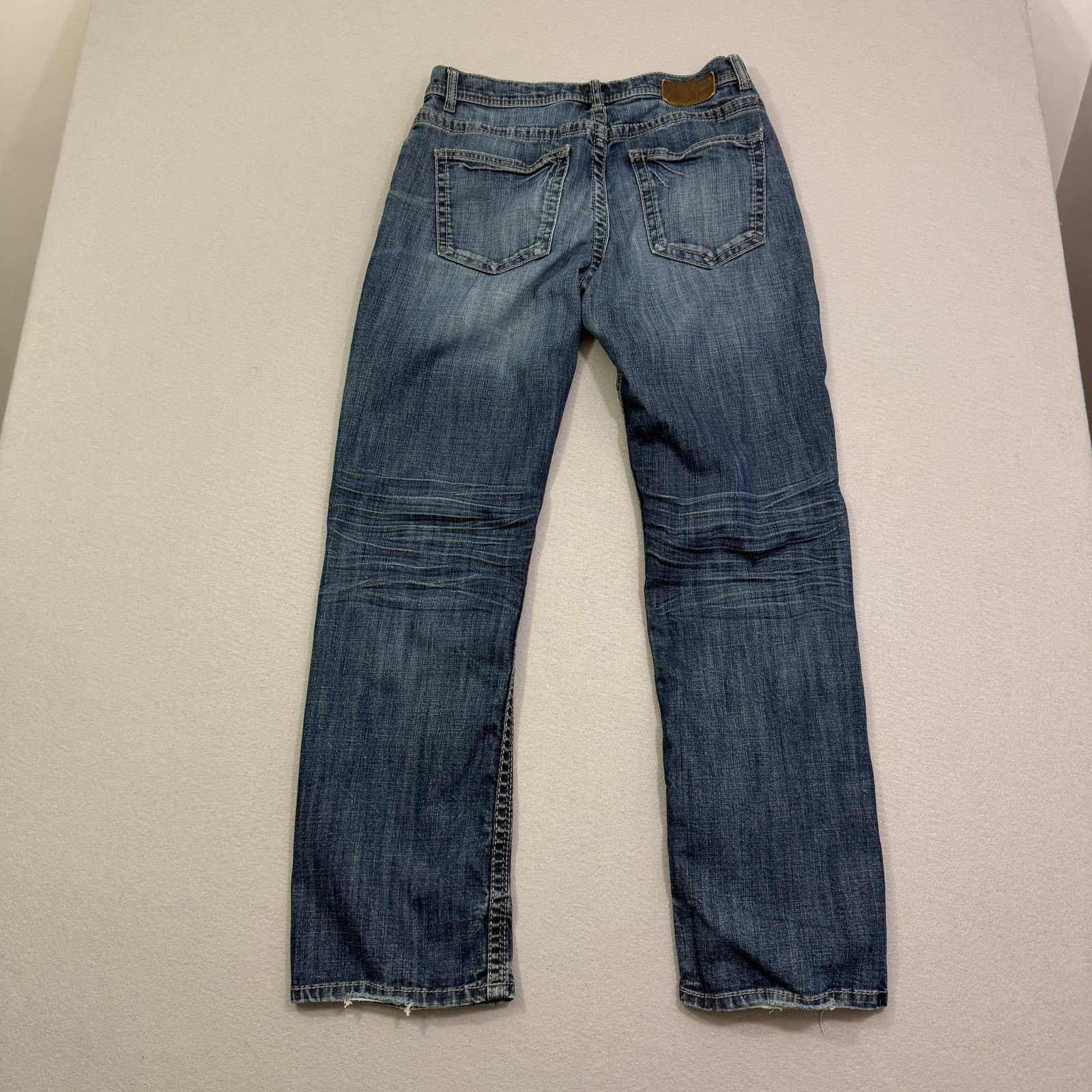 BKE BKE Tyler Straight Jeans Men's 32R (Fits 32x30) Blue Faded Size US 32 / EU 48 - 6 Thumbnail