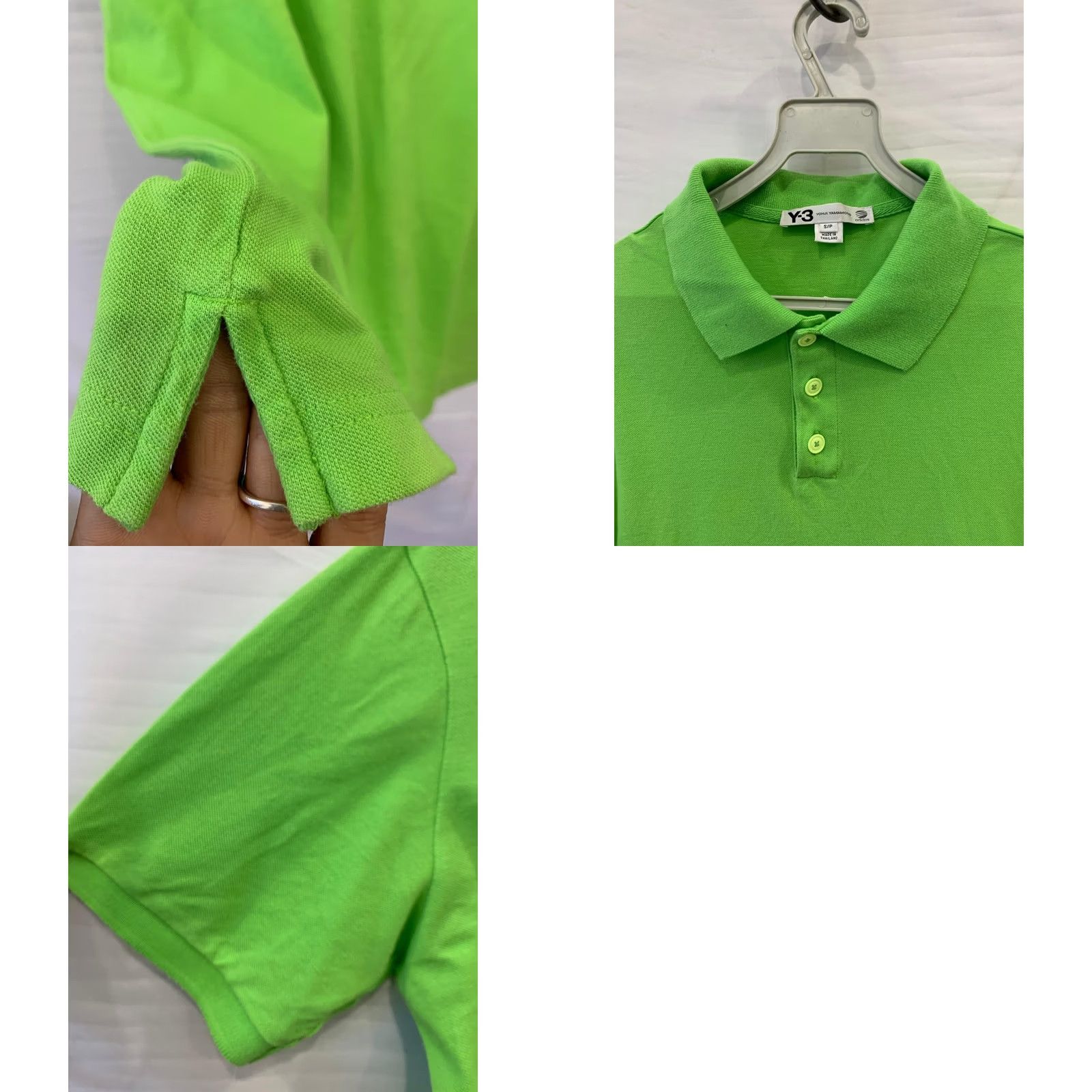 Yohji Yamamoto Y-3 Yohji Yamamoto Adidas Polo Shirt Mens Small Lime Neon Green Polo Shirt Mens Small Lime S/P Size US S / EU 44-46 / 1 - 9 Thumbnail