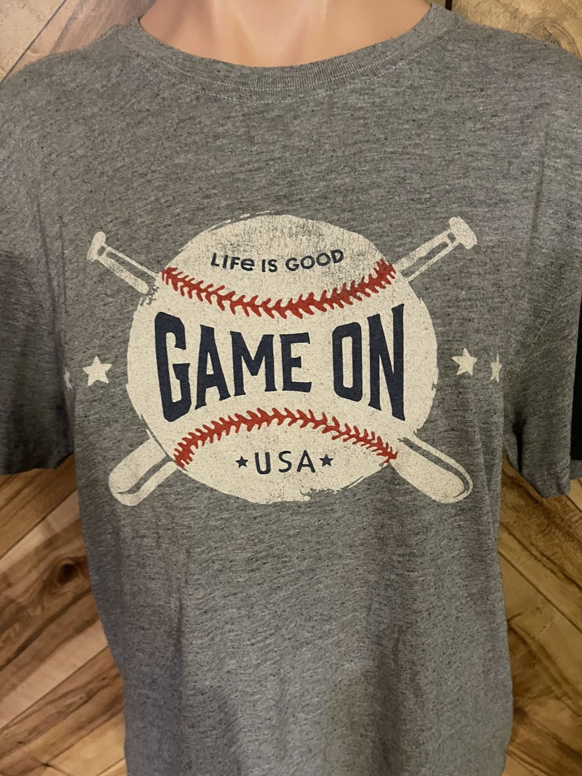 Life is Good Life Is Good Men’s Medium Baseball Game On Crusher Tee Size US M / EU 48-50 / 2 - 3 Thumbnail