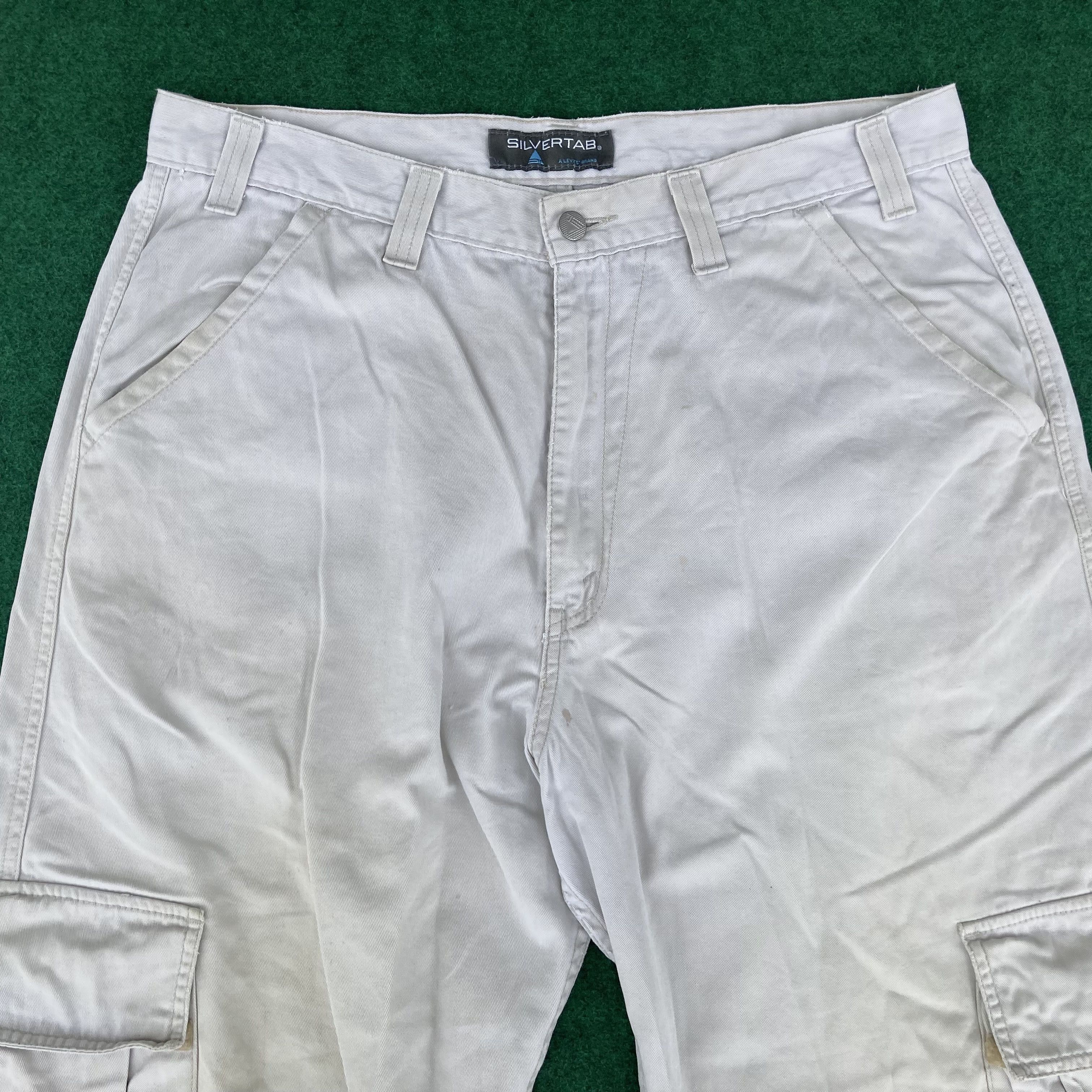 Levi's × Vintage Vtg Levis Silvertab Baggy Cargo Pant 90s Jeans Size US 36 / EU 52 - 3 Thumbnail