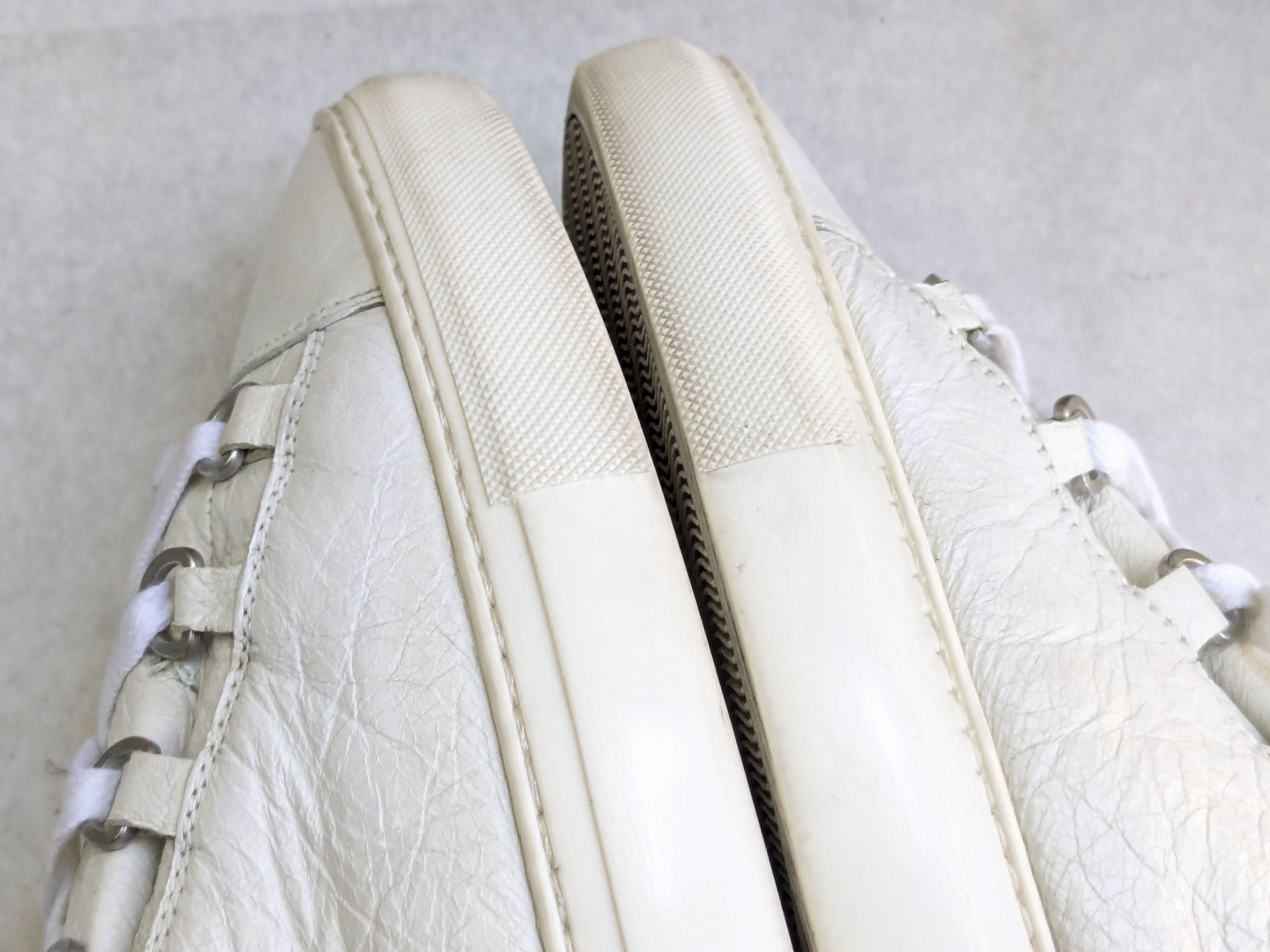 Balenciaga Balenciaga Arena Sneakers White 12 High Tops Leather Size US 12 / EU 45 - 10 Thumbnail