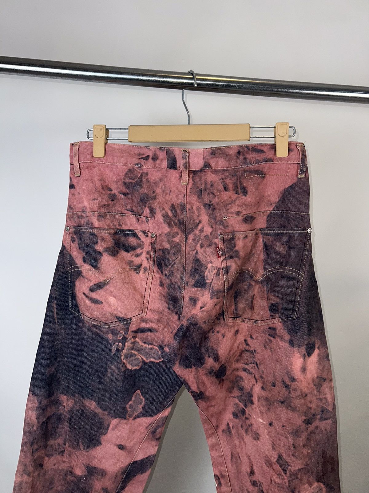 Levi's Vintage Levi’s engineer jeans denim acid wash Size US 34 / EU 50 - 6 Thumbnail
