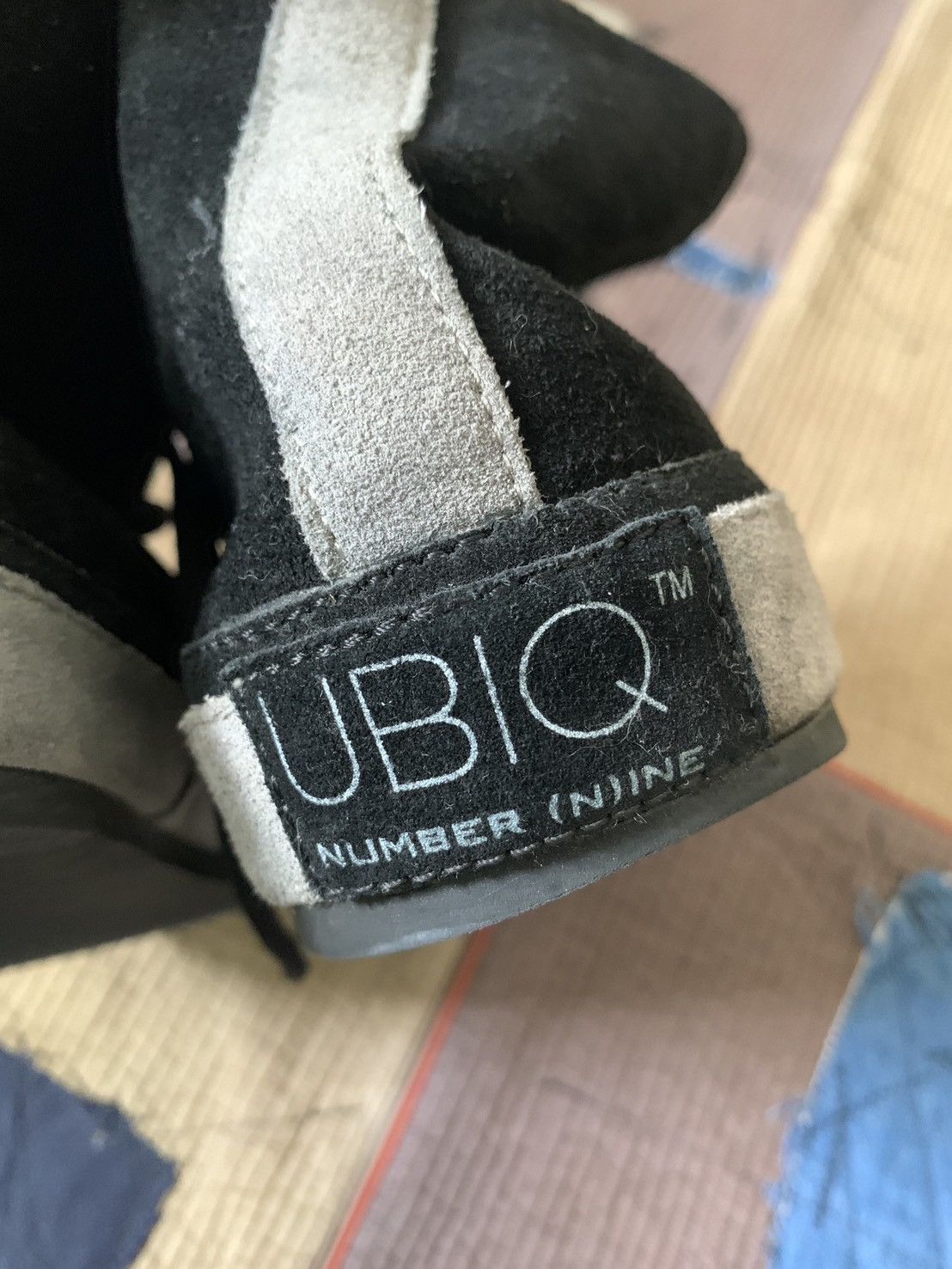Number (N)ine Rare🔥 AW2013 Number(N)ine x UBIQ High-Top Suede Sneakers Size US 10 / EU 43 - 6 Thumbnail