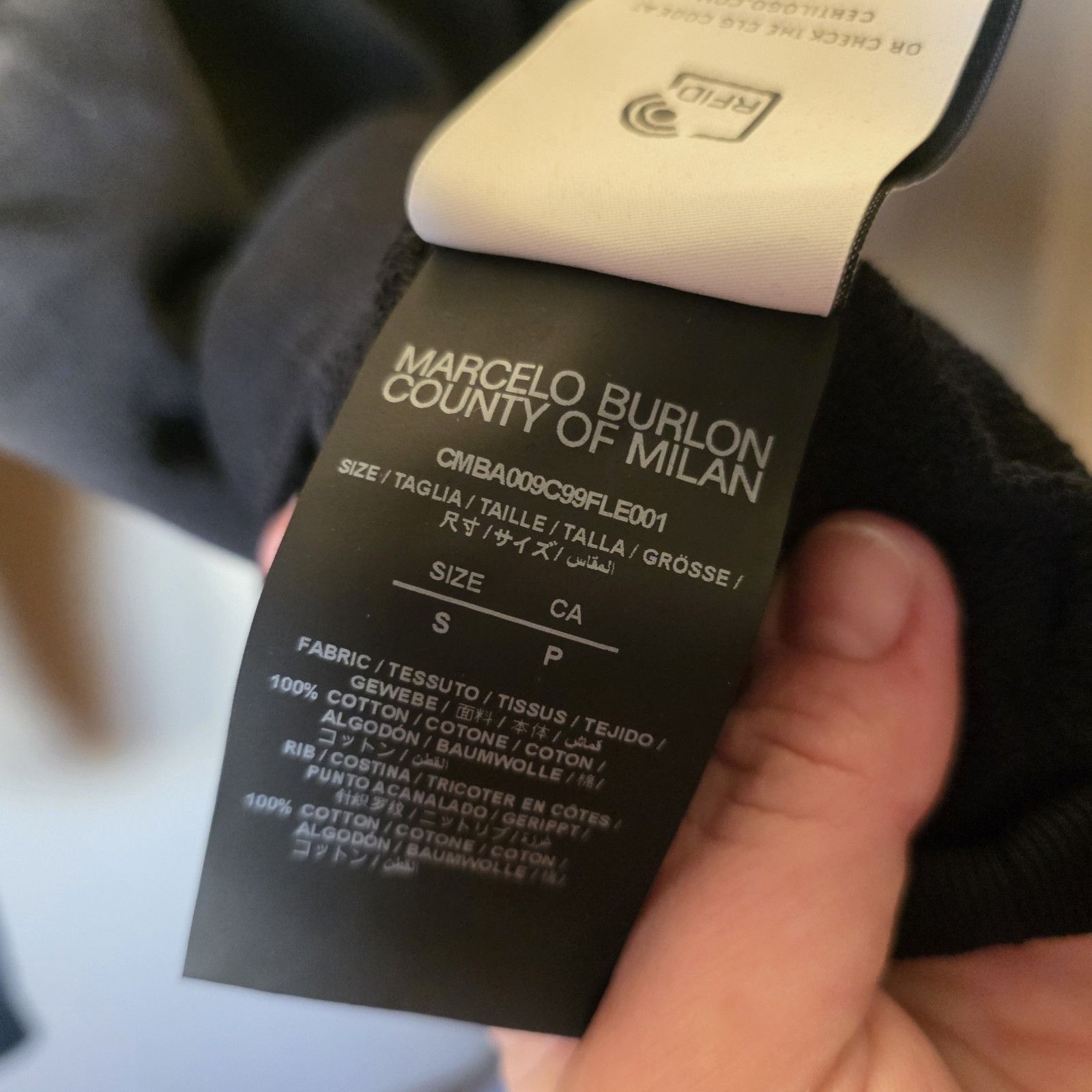 Other Marcelo Burlon Wings Crewneck Sweatshirt Black White - S Size US S / EU 44-46 / 1 - 5 Thumbnail