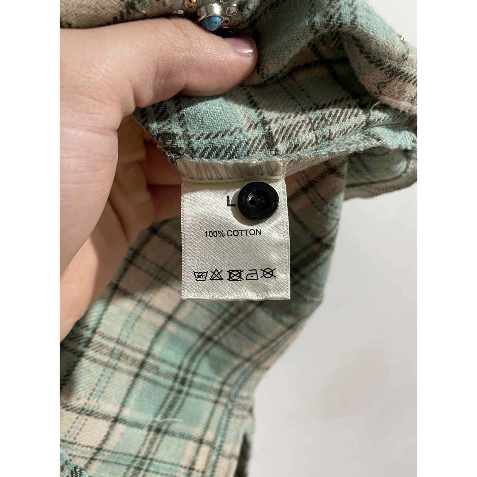 Vale VALE FOREVER LITTLE GEMS FLANNEL SIZE LARGE NEW Size US L / EU 52-54 / 3 - 4 Thumbnail