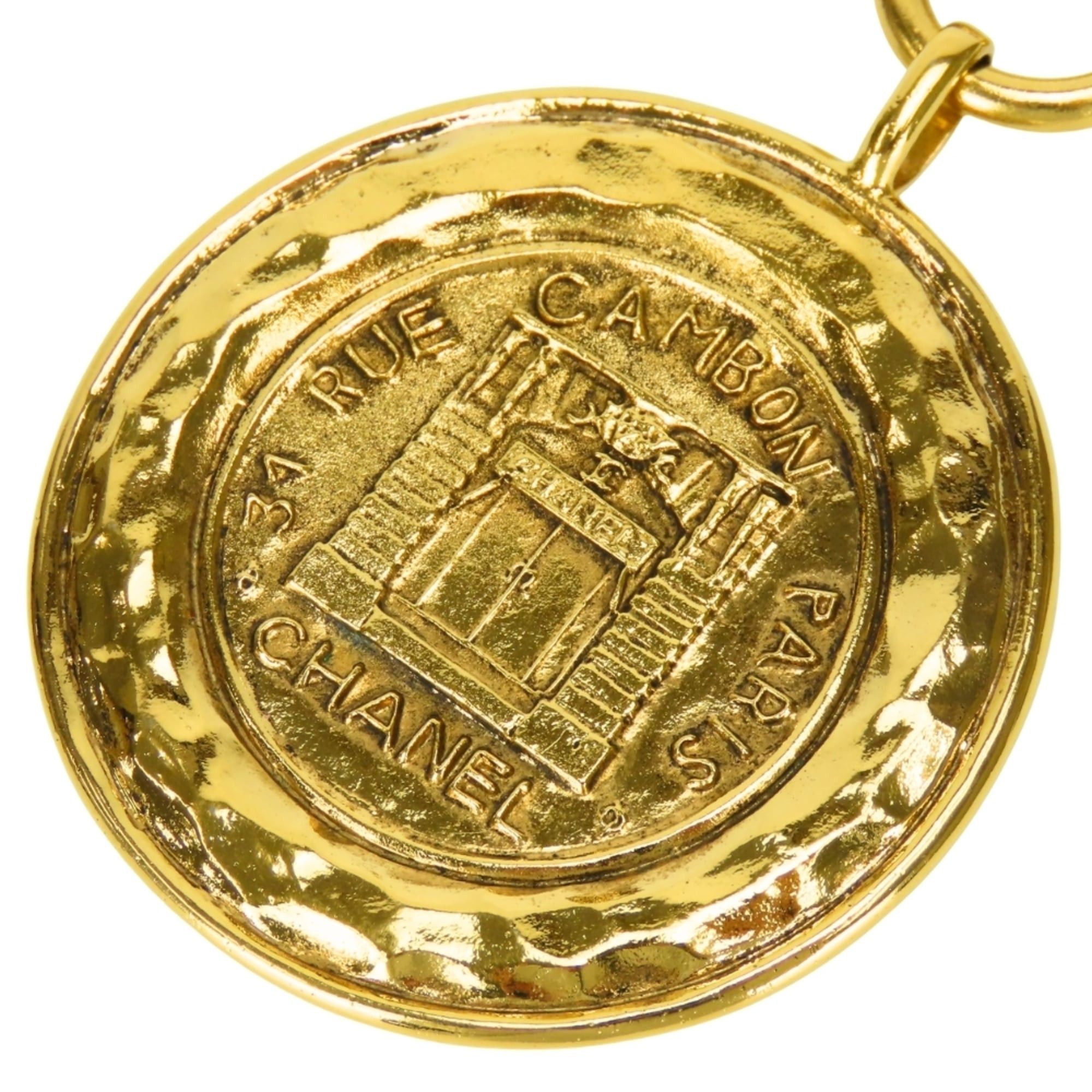 Chanel Chanel Cambon Line Necklace 31 RUE CAMBON Metal Gold Plated Medal Long Women's CHANEL Size ONE SIZE - 1 Thumbnail
