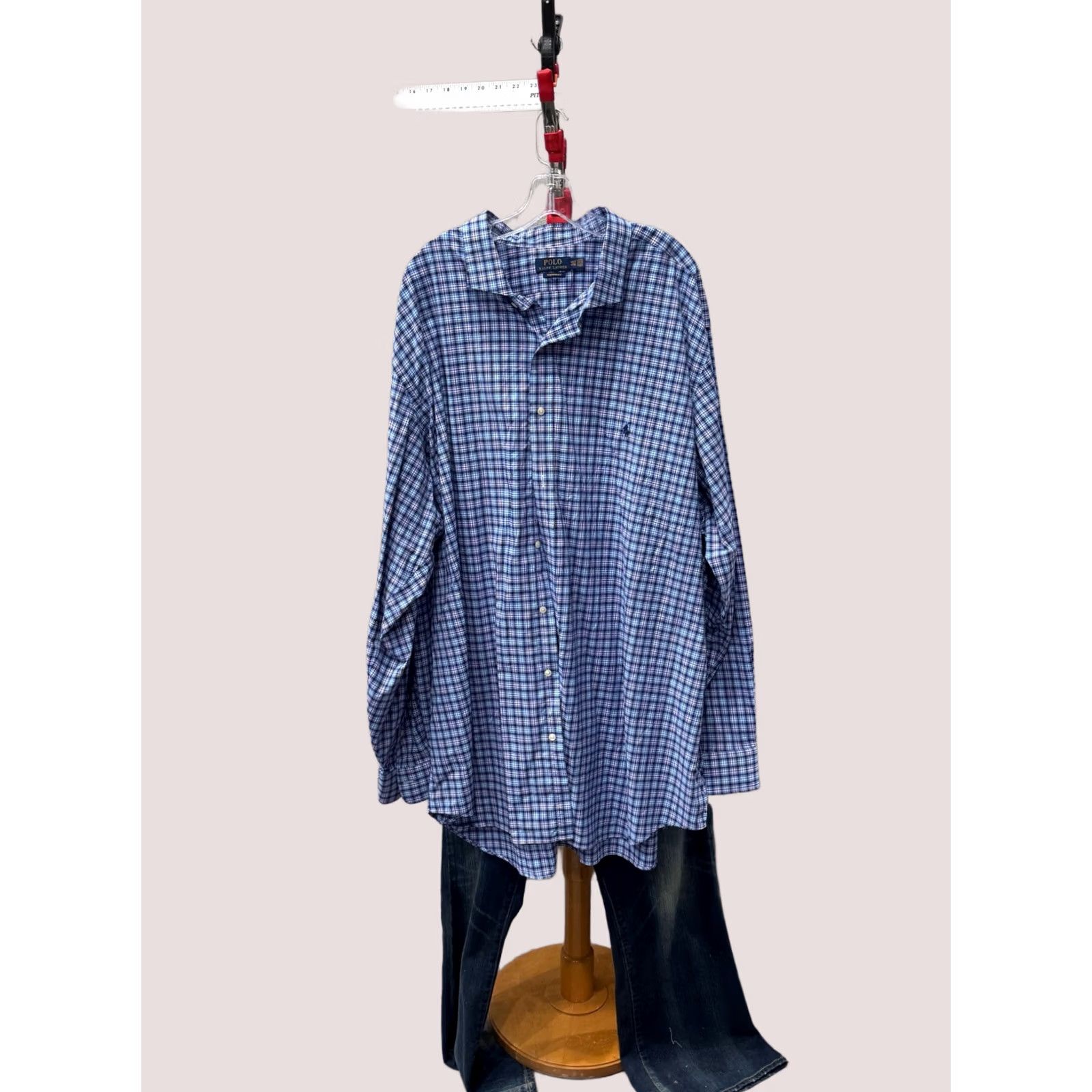 Ralph Lauren Ralph Lauren 4XLT Long Sleeve Shirt Men Multicolor Performance Bold Tall 4XL Shirt Size US XXL / EU 58 / 5 - 1 Thumbnail