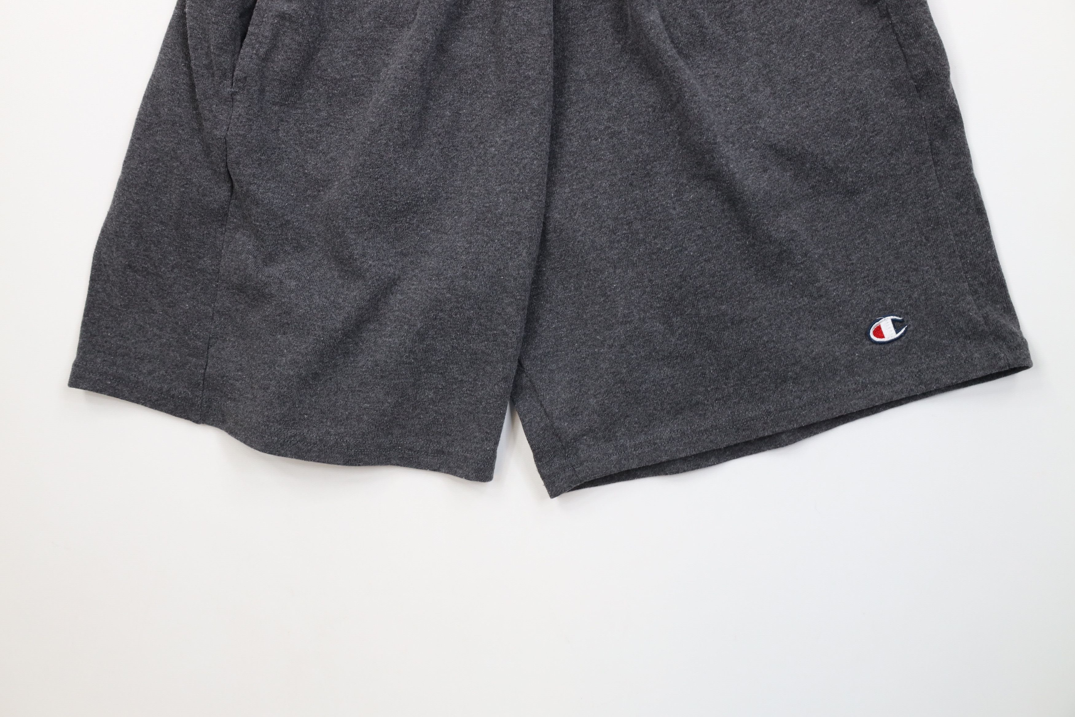 Champion Vintage 90s Champion Heavyweight Above Knee Shorts Gray Size US 34 / EU 50 - 4 Thumbnail