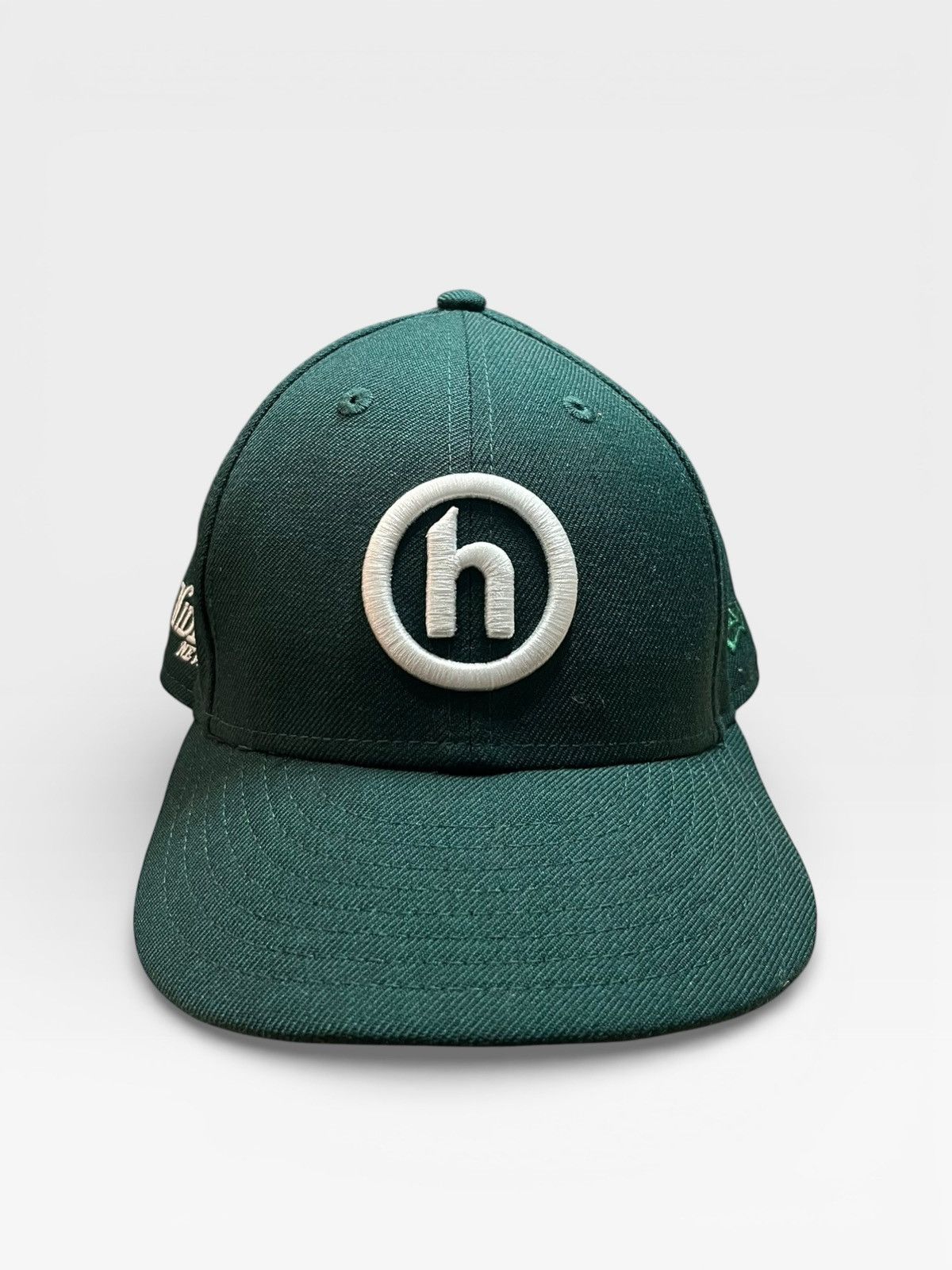 HIDDEN HIDDEN NY NAVY blue New Era Fitted Logo Hat NEW 7 3/8
