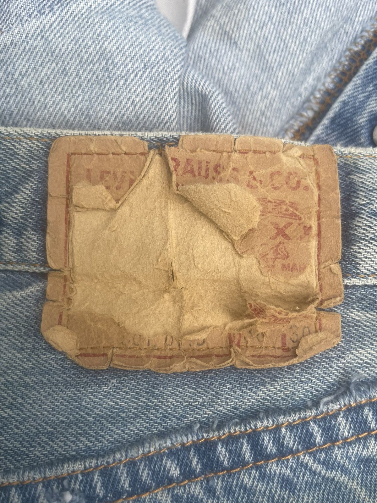 Levi's Vintage 1986 Levis 501 Single R Distresed Size US 38 / EU 54 - 17 Thumbnail
