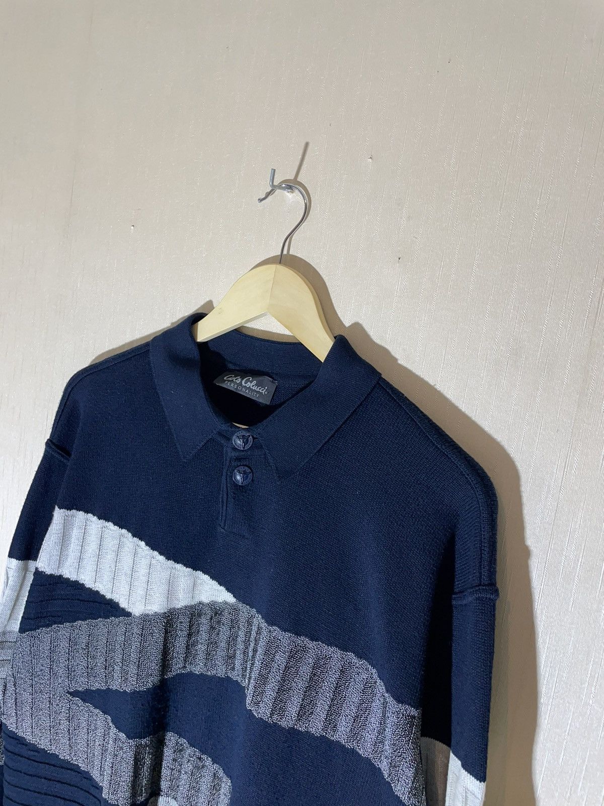 Carlo Colucci × Vintage Carlo Colucci vintage y2k sweater Size US M / EU 48-50 / 2 - 2 Thumbnail