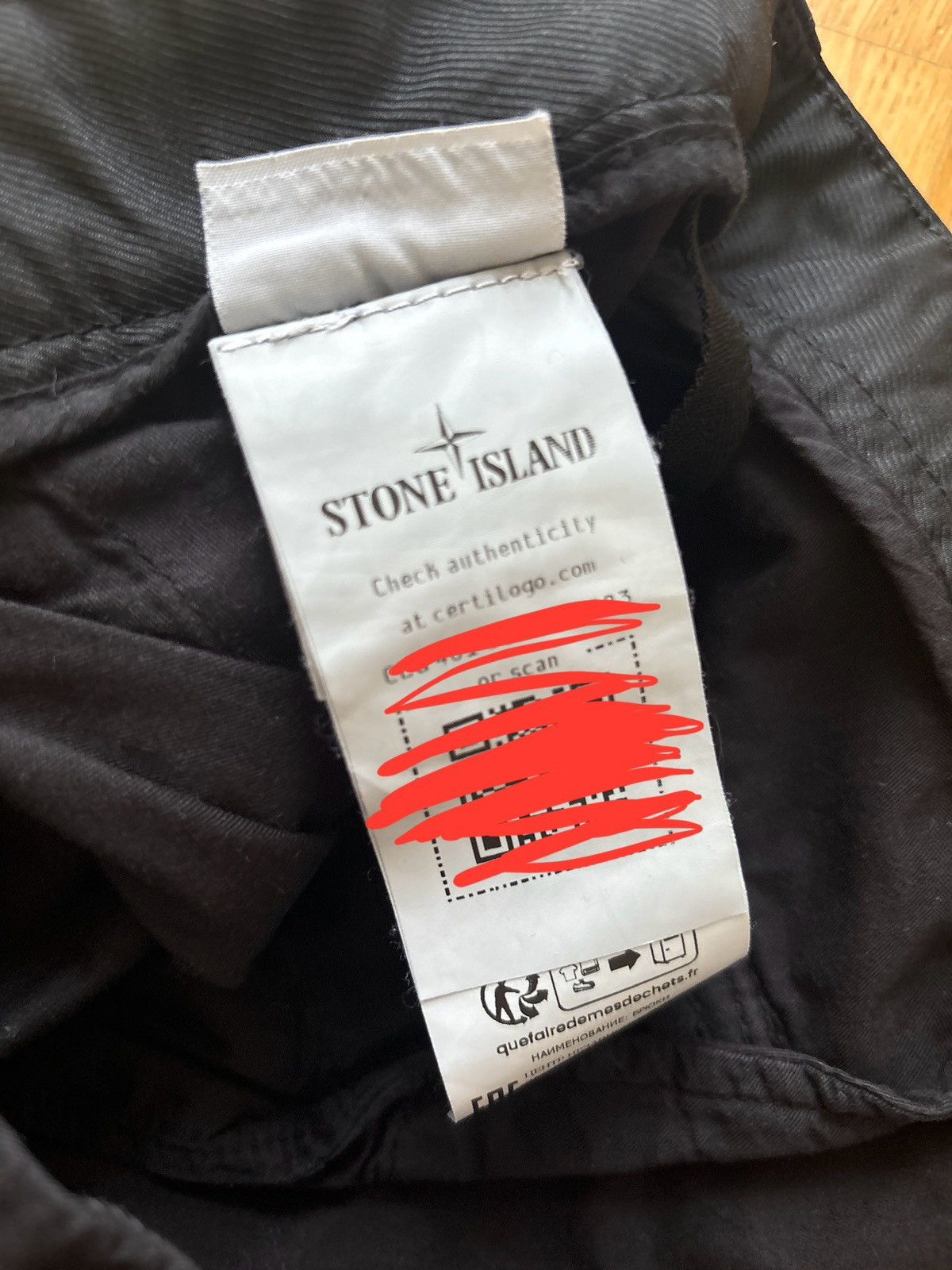 Stone Island Stone Island Black Cargo Pants - 29 Size US 29 - 7 Thumbnail