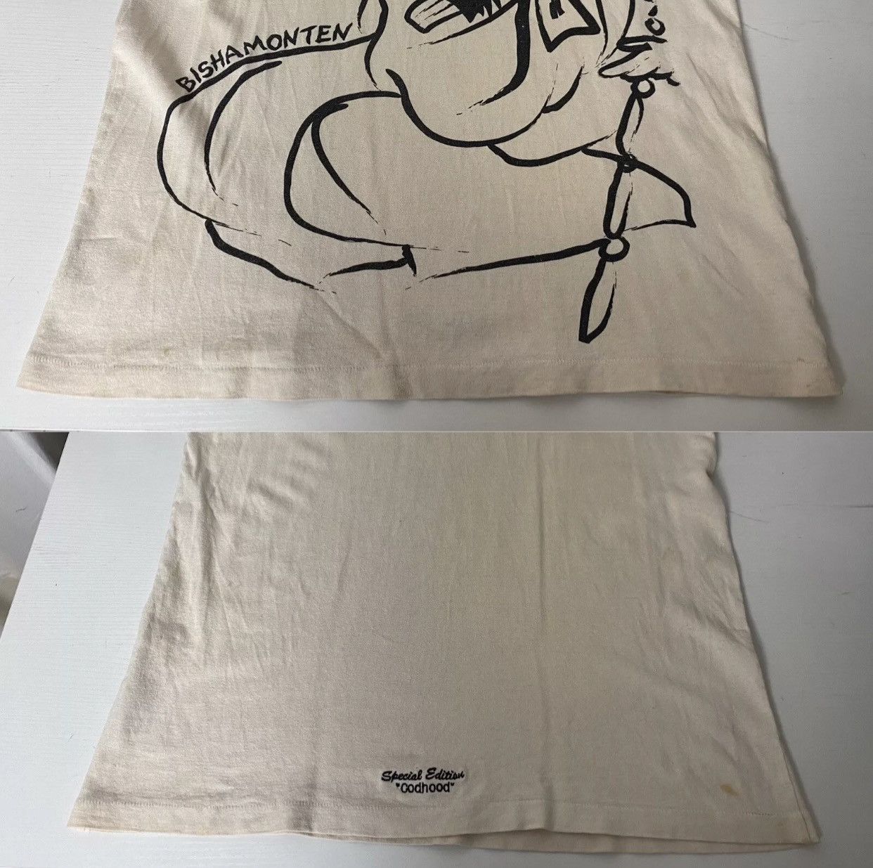 Evisu Vintage Evisu Hemp Special Edition Godhood Bishamonten Rare Size US XL / EU 56 / 4 - 9 Thumbnail