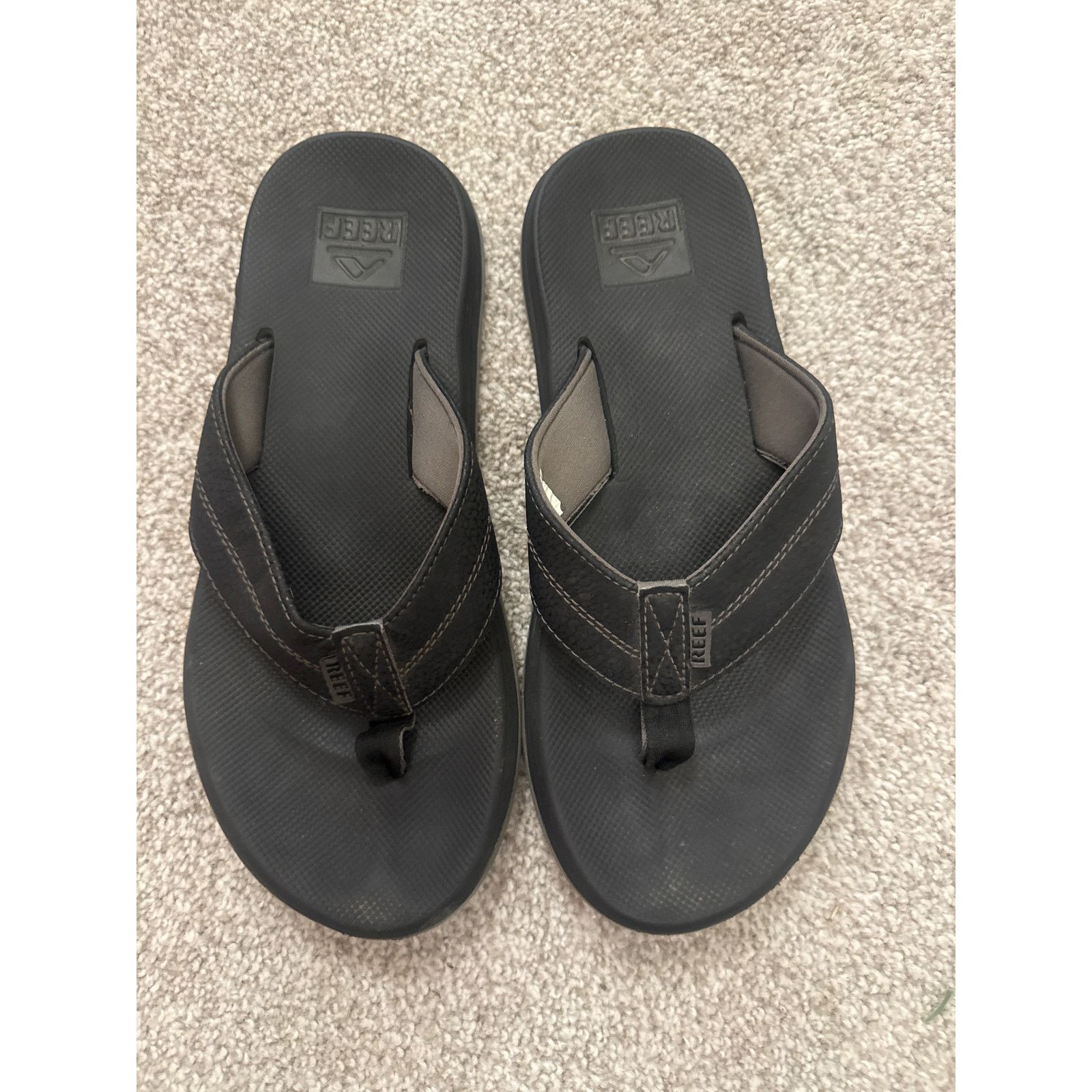 REEF Reef Element TQT Mens Blk Flip Flop Sandals Bottle Opener,9 Size US 9 / EU 42 - 1 Thumbnail