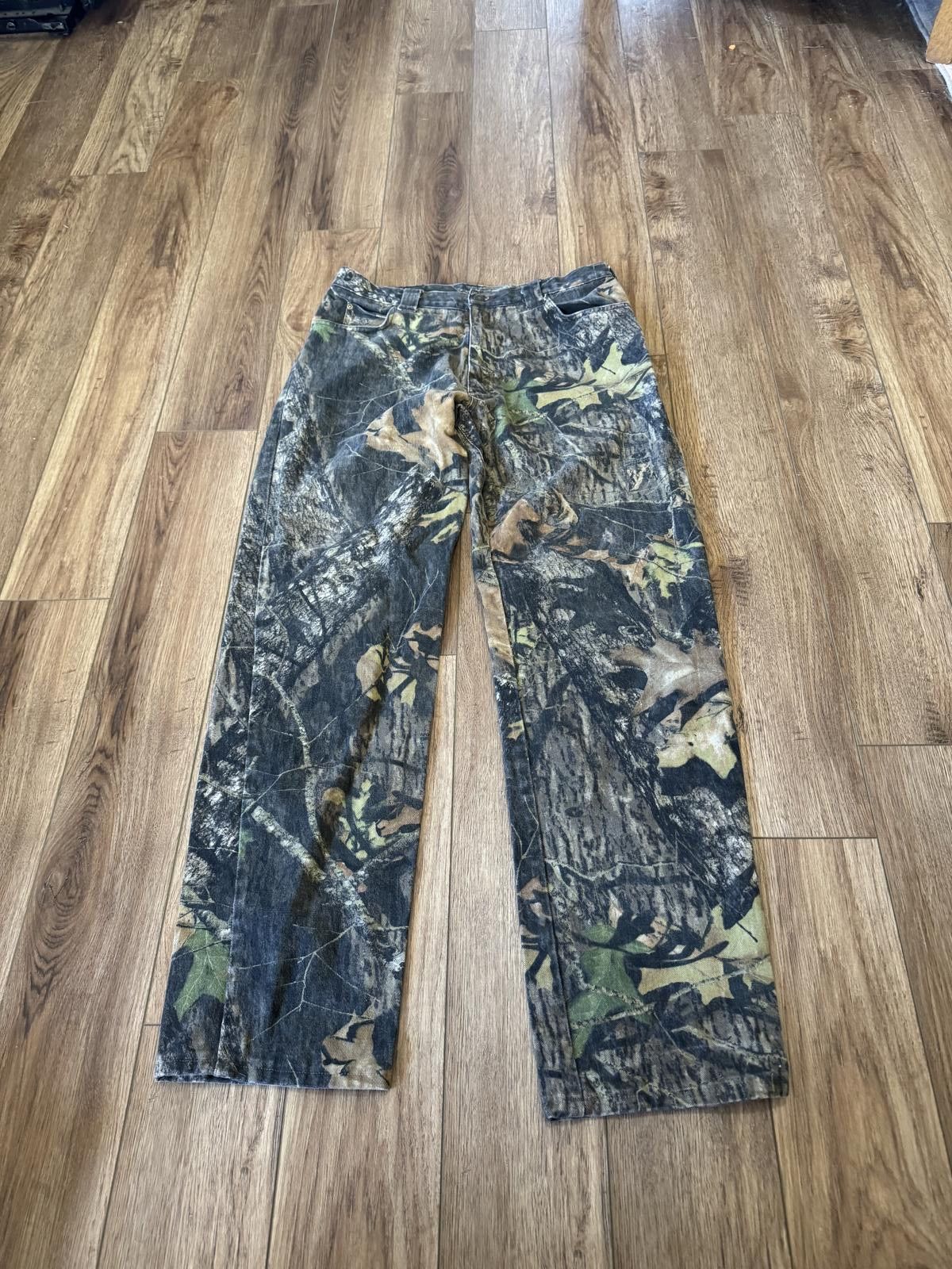 Cabelas Vintage Cabela’s Mossy Oak Camo Pants 90s Y2K Size US 36 / EU 52 - 1 Thumbnail