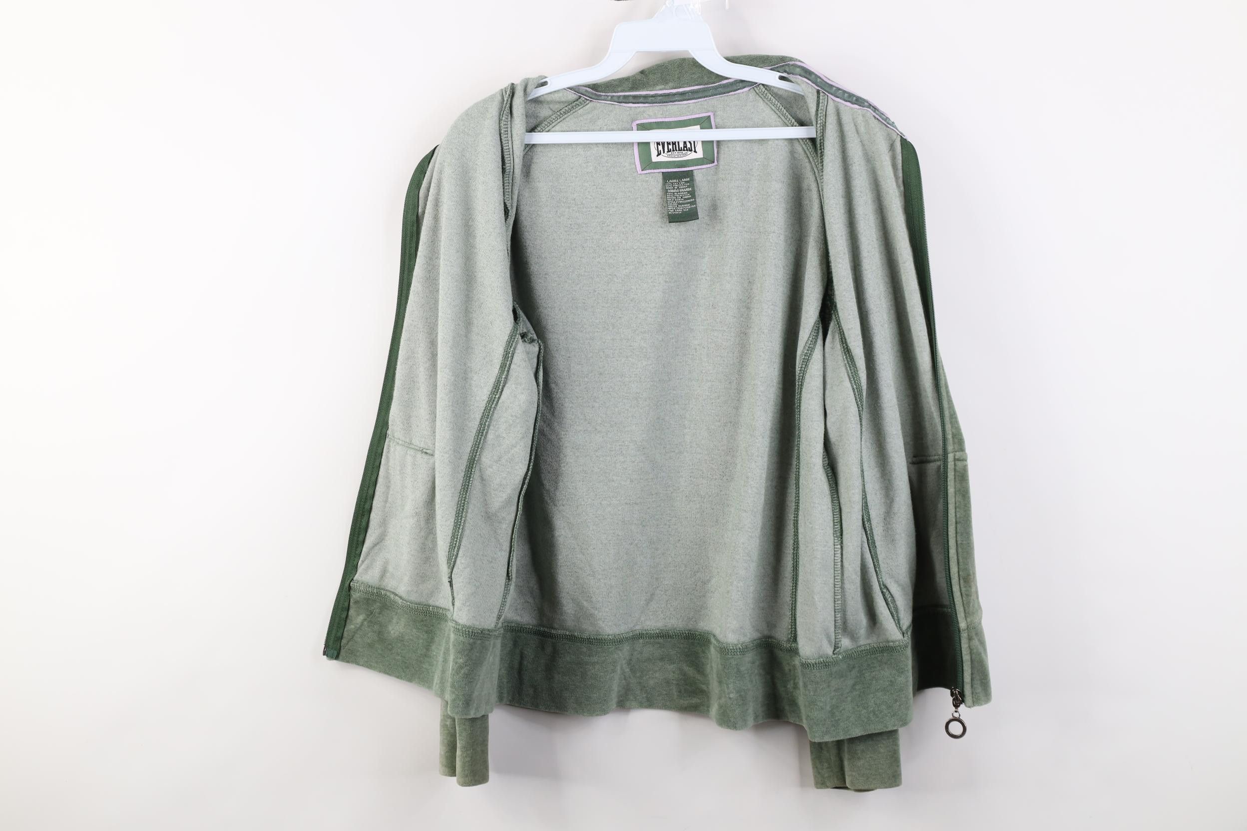Everlast Vintage 90s Y2K Everlasting Boxing Terry Cloth Velour Jacket Size L / US 10 / IT 46 - 10 Thumbnail