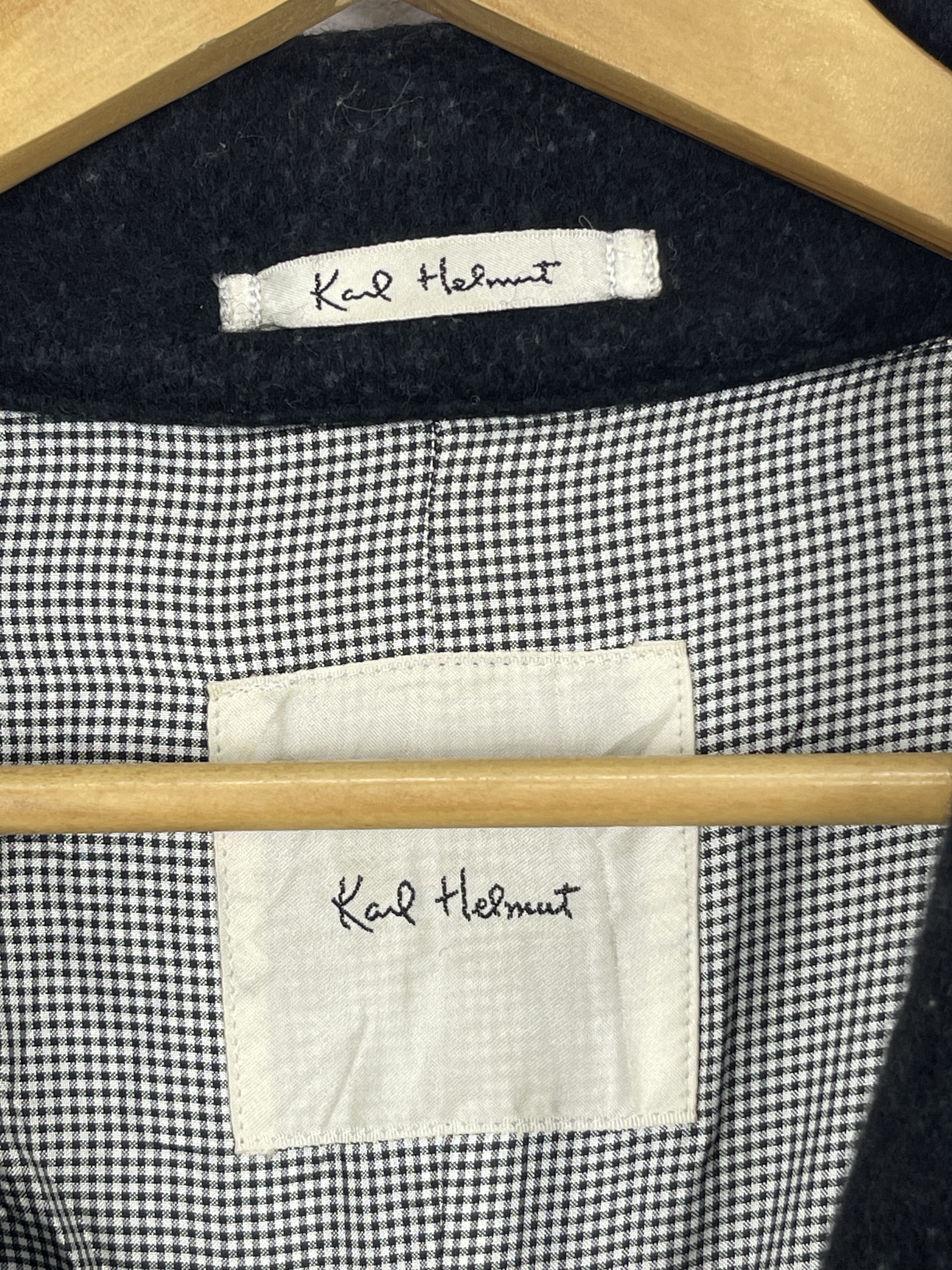 Karl Helmut Vintage Karl Helmut Wool Jacket Button Up JA0003 Size US M / EU 48-50 / 2 - 8 Thumbnail