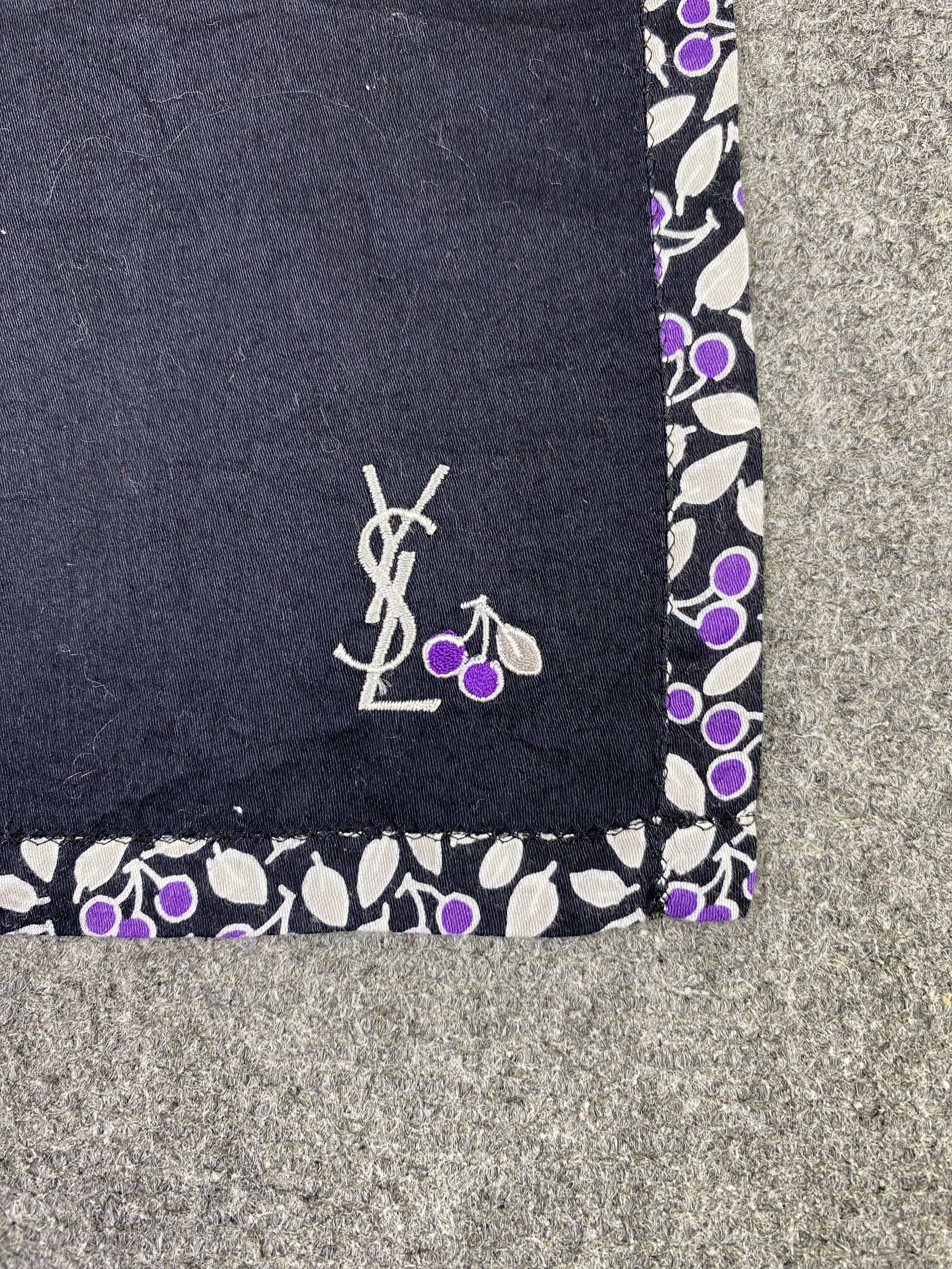 Yves Saint Laurent Yves Saint Laurent Handkerchief / Neckerchief KT0057 Size ONE SIZE - 5 Thumbnail