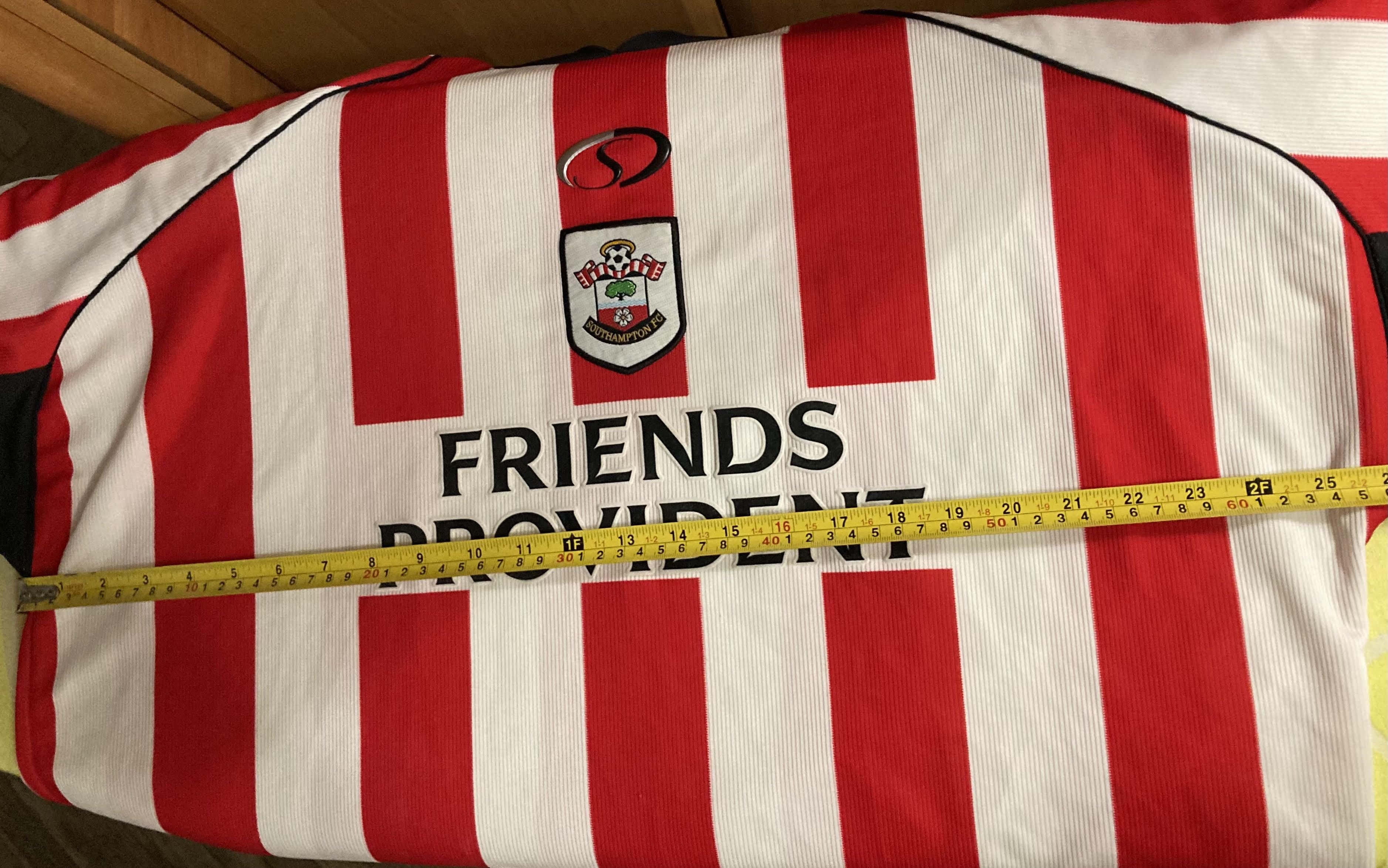 Vintage Southampton 2005 Home Football Shirt Vintage Soccer Jersey Size US XXL / EU 58 / 5 - 7 Thumbnail