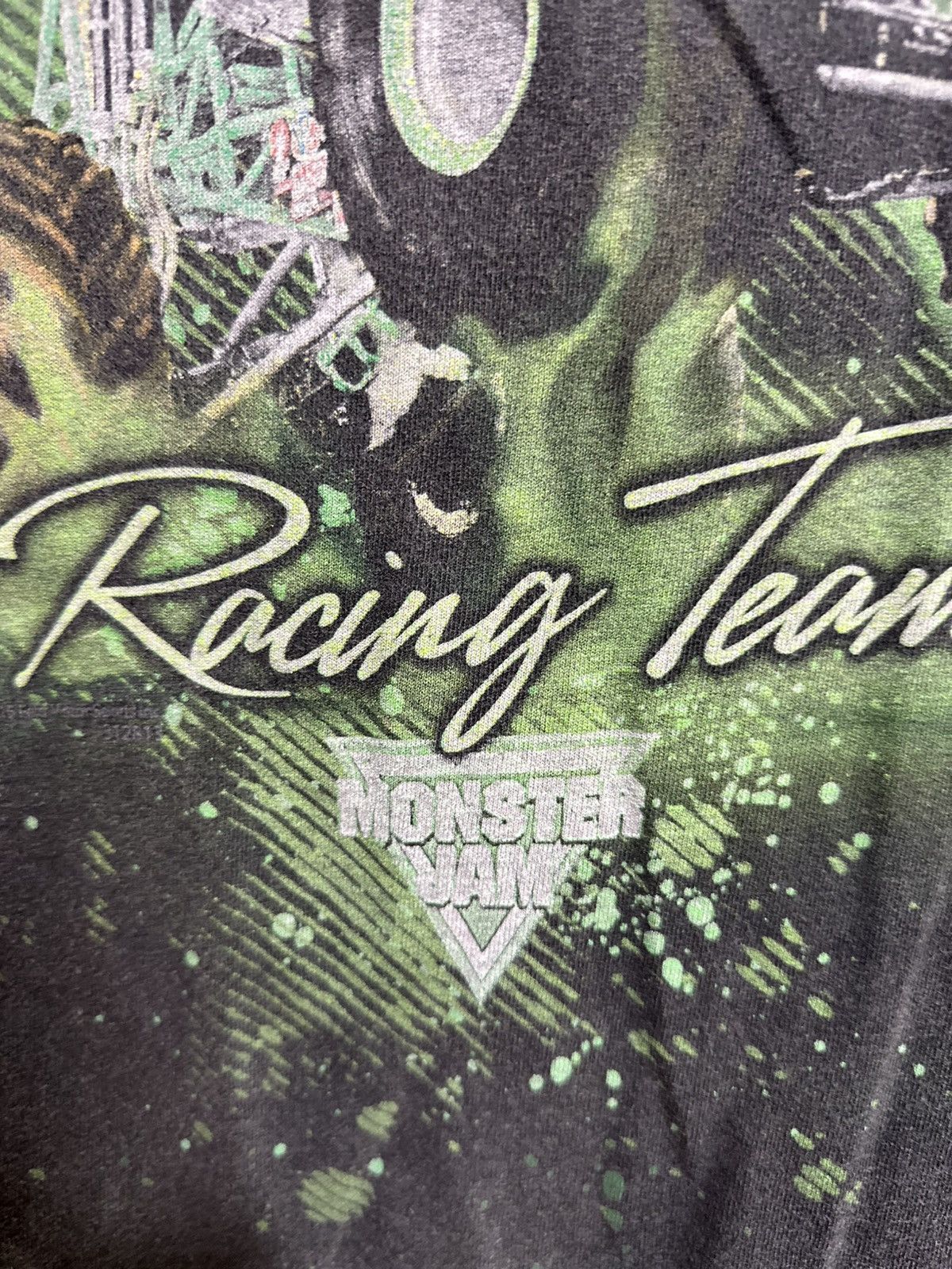 Sears Thrashed Grave Digger Monster Jam Sun Faded Tee Size US S / EU 44-46 / 1 - 3 Thumbnail
