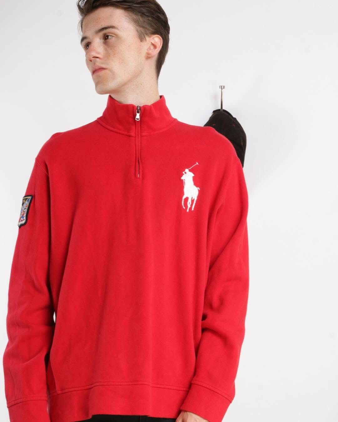 Polo Ralph Lauren Polo Ralph Lauren Big Pony Half Zipper Sweatshirt Size US M / EU 48-50 / 2 - 1 Thumbnail