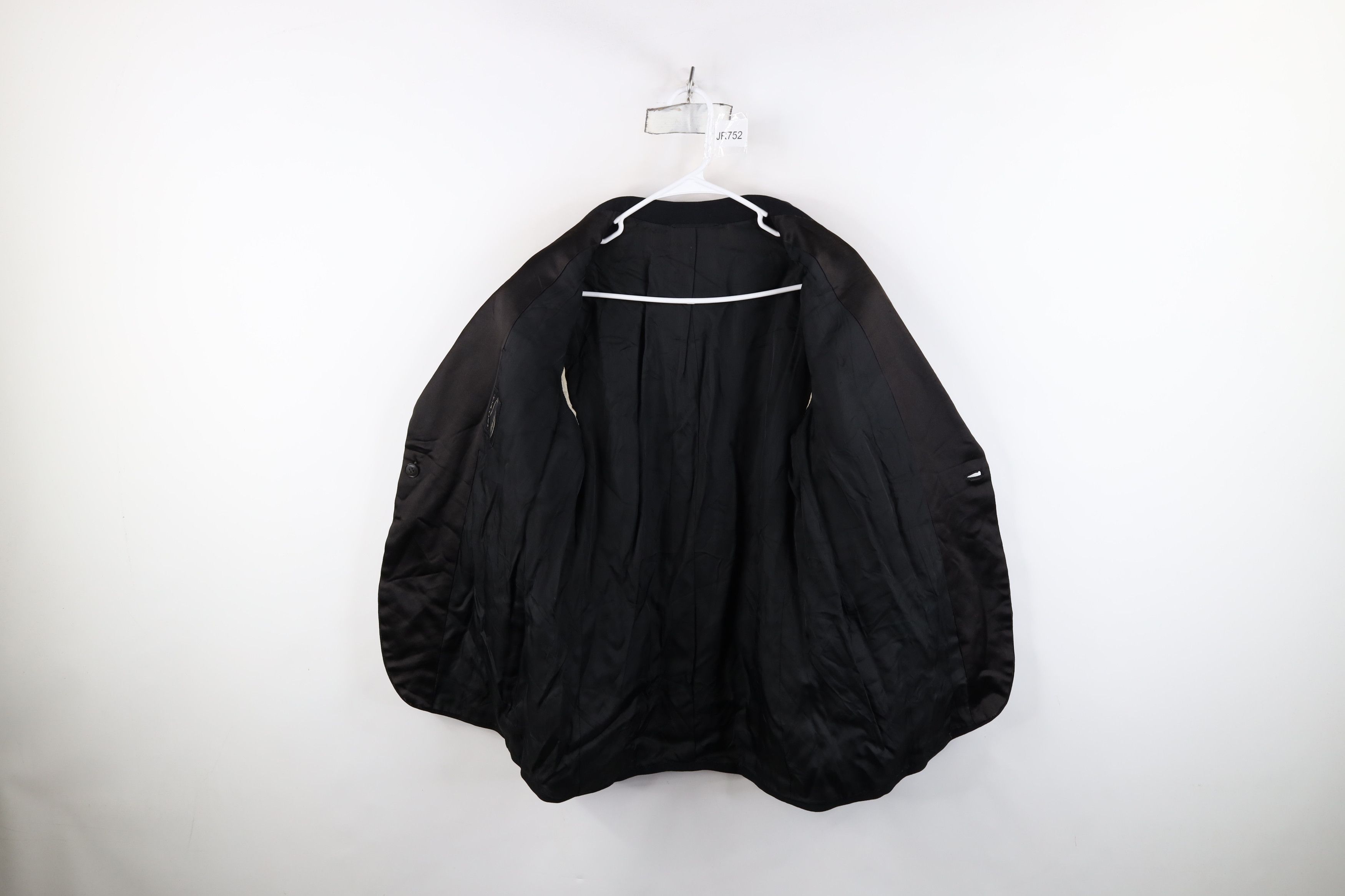 Vintage Vintage 30s Bespoke Prom Tuxedo Suit Coat Jacket Black USA Size US L / EU 52-54 / 3 - 9 Thumbnail