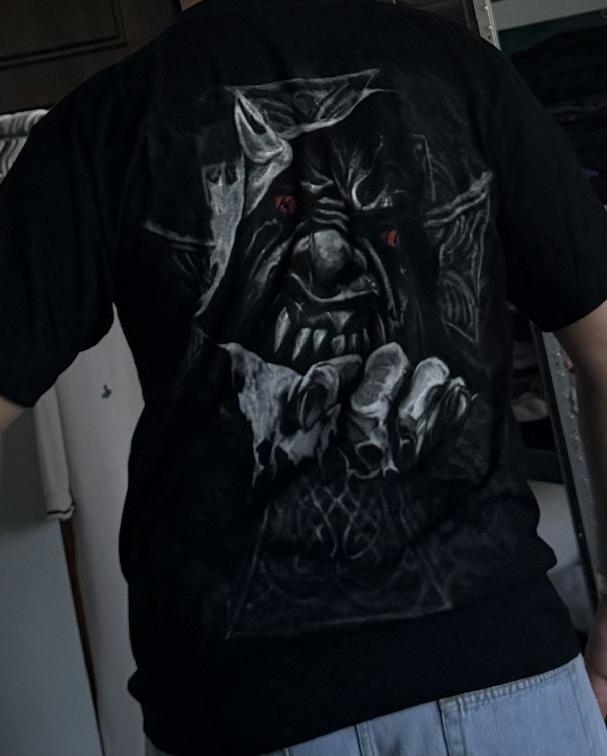 Vintage Skull tee shirt vintage spiral black Size US L / EU 52-54 / 3 - 14 Thumbnail