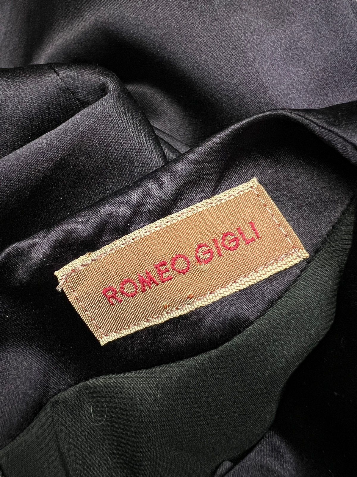Romeo Gigli Archive 1990 Romeo Gigli Dark Purple Silk Maxi Dress Size S / US 4 / IT 40 - 23 Thumbnail