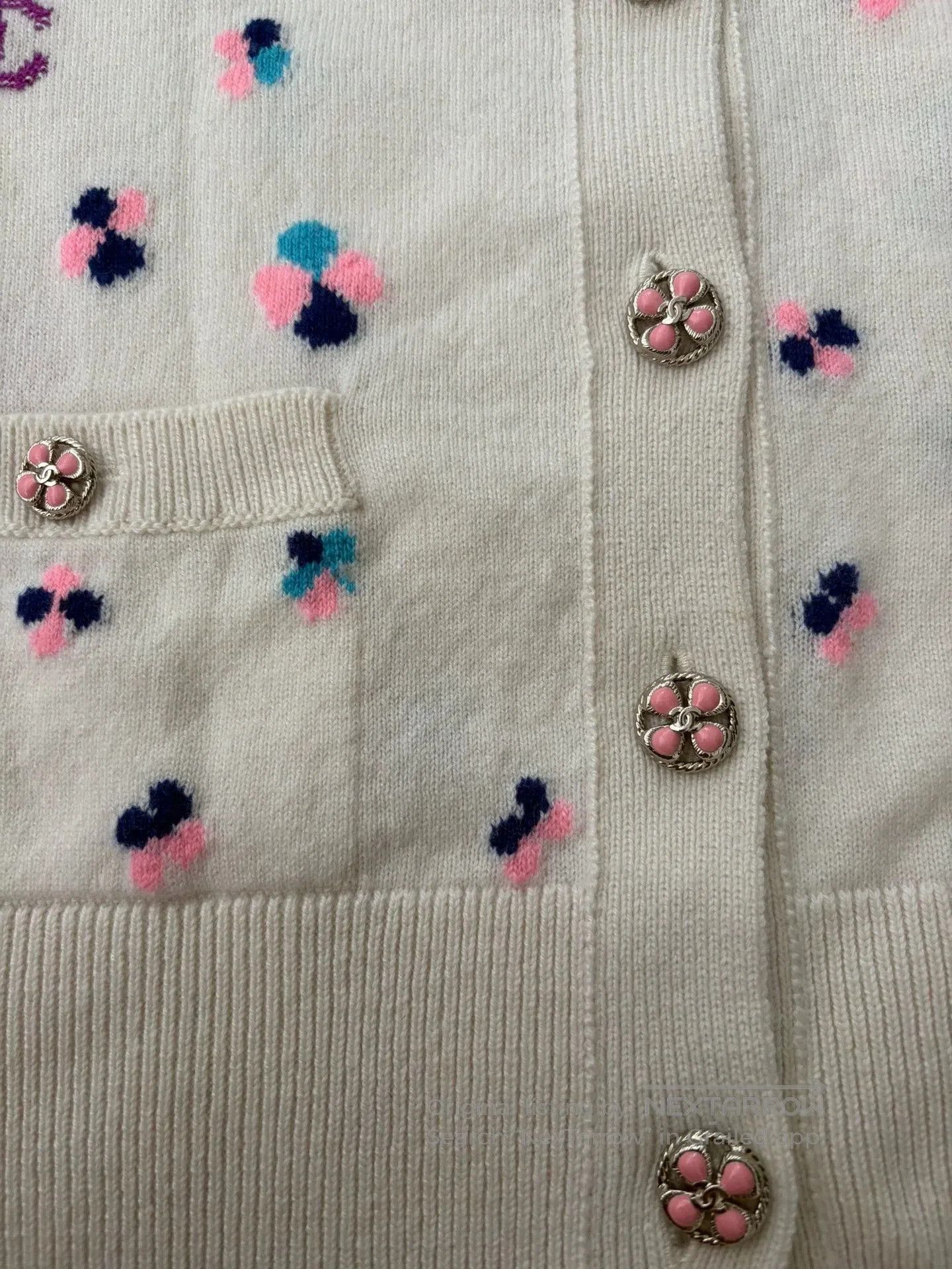 Chanel Chanel 24P Clover Cashmere Cardigan. Size US S / EU 44-46 / 1 - 3 Thumbnail