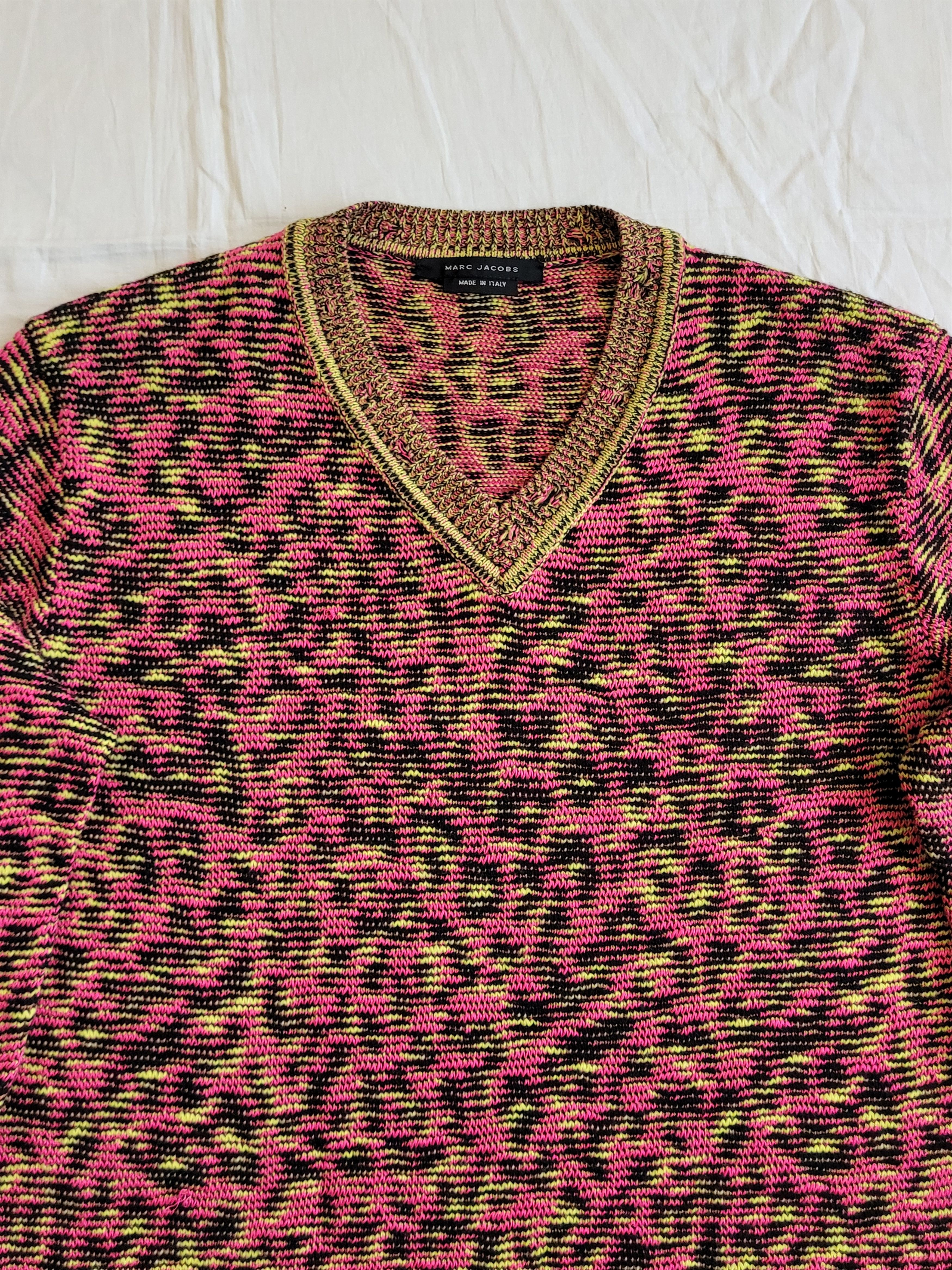 Marc Jacobs Marc Jacobs mainline linen-wool-cashmere jacquard jumper Size US M / EU 48-50 / 2 - 2 Thumbnail